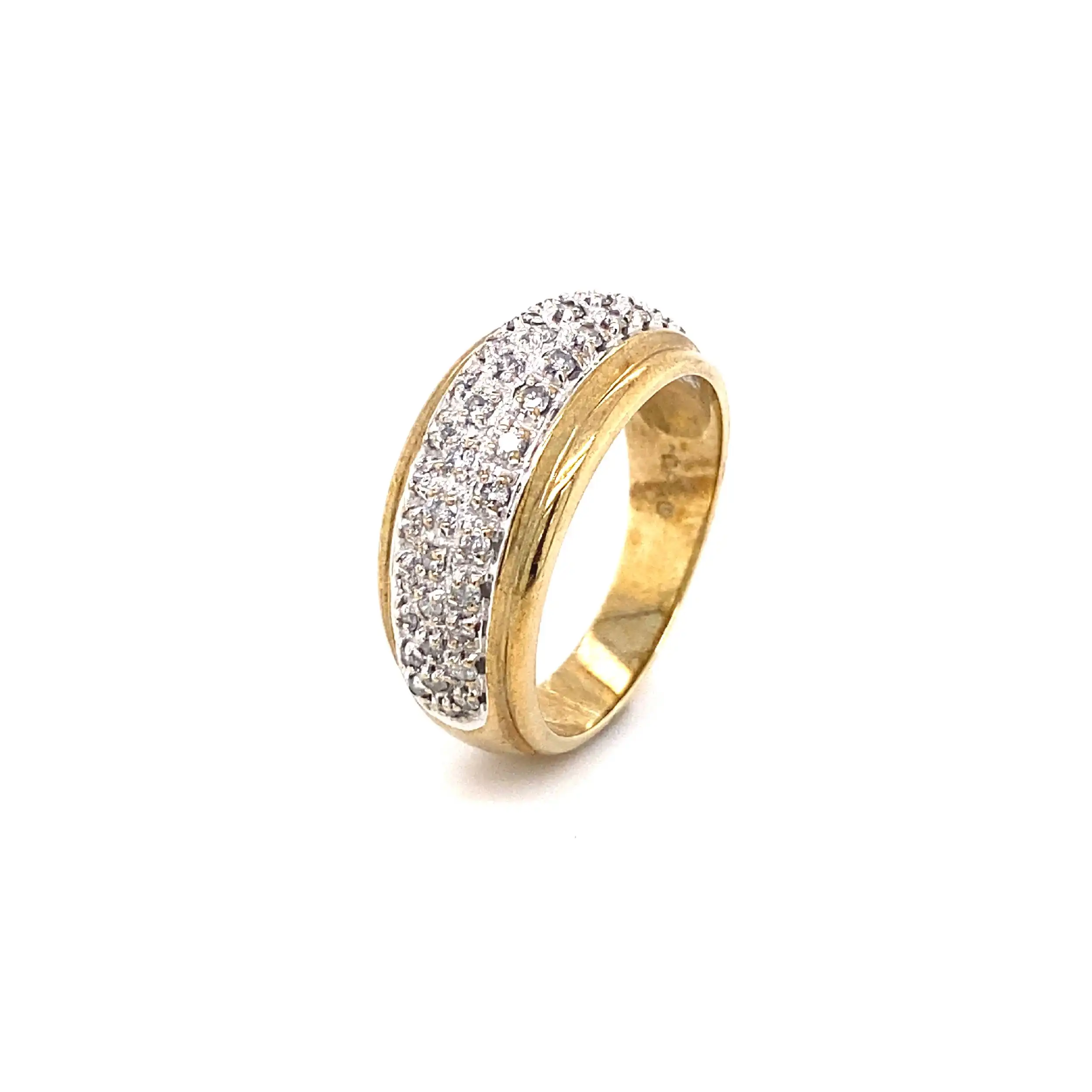 Ring Bicolor mit Brillanten
