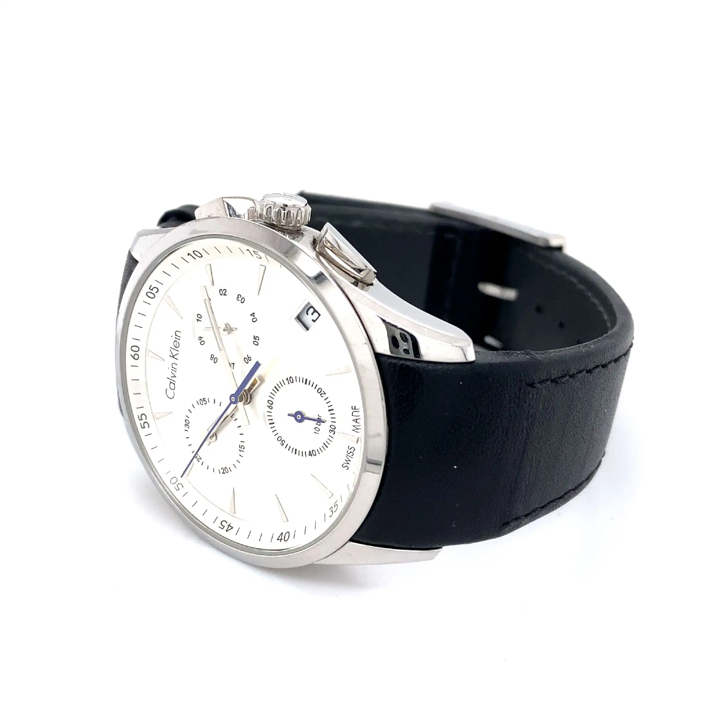 Herrenuhr Calvin Klein Quarz Chronograph, 1 Totalisator ist ohne Funktion!