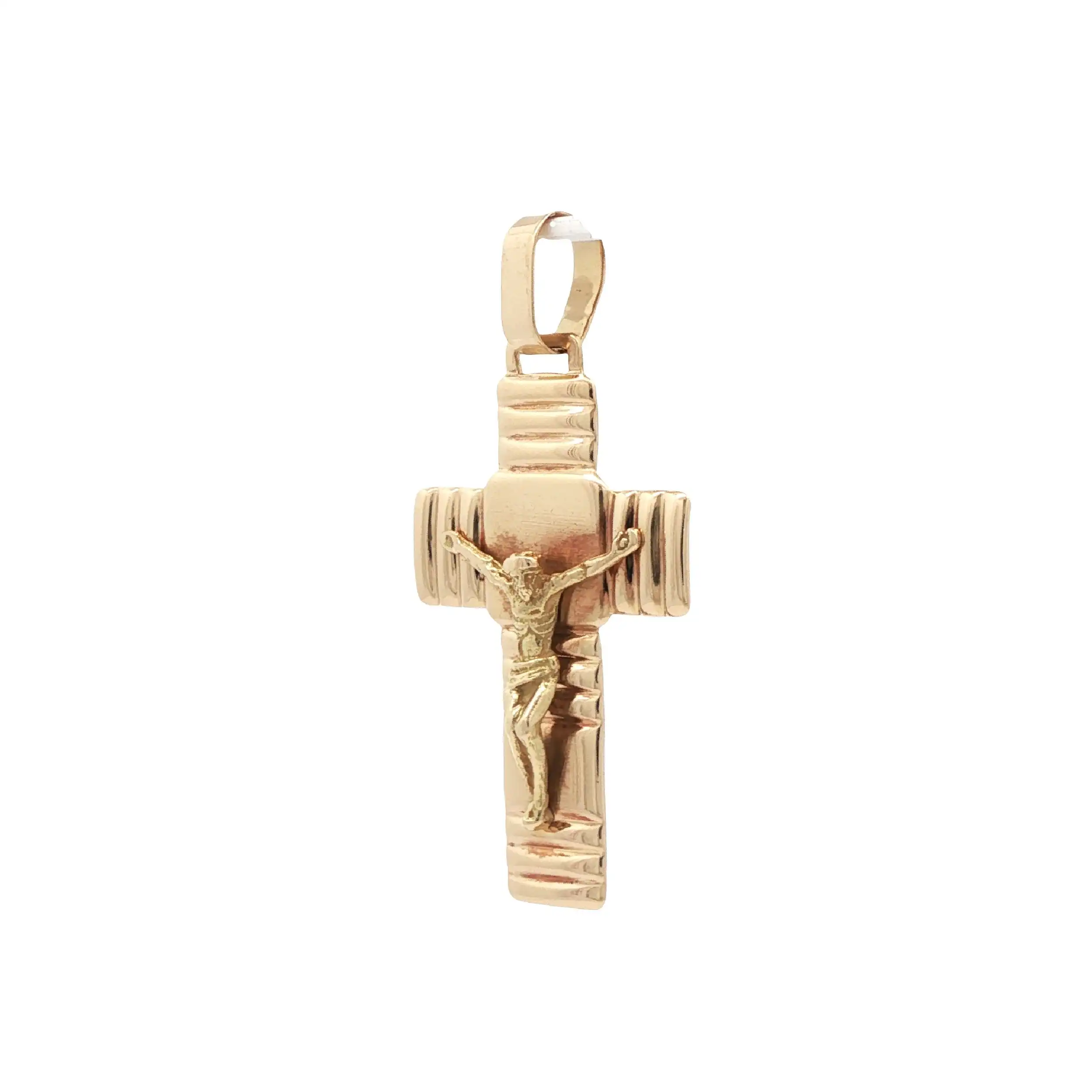 Kreuzanhänger Gelbgold mit Corpus Christi Kreuzanhänger Gelbgold mit Corpus Christi