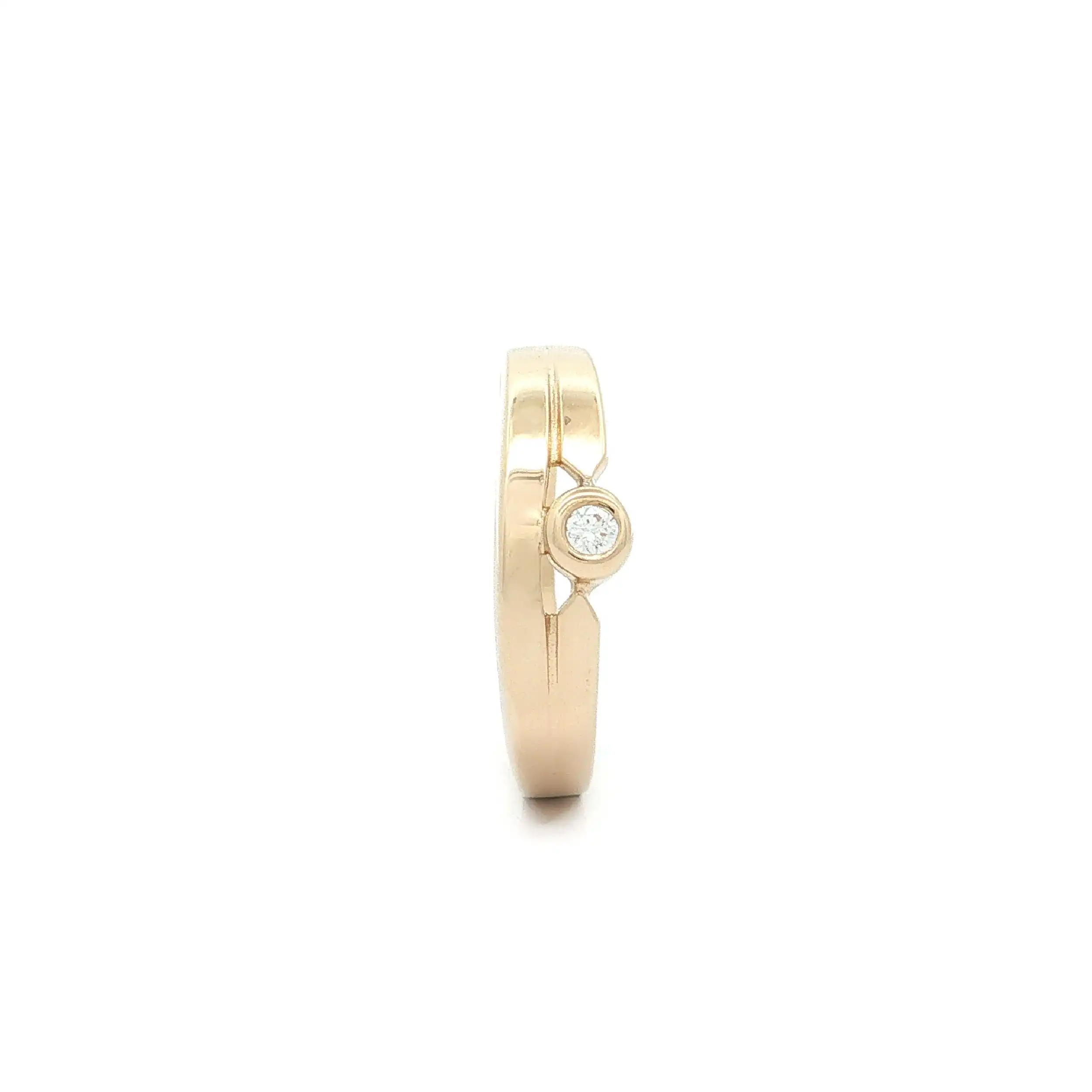 Ring Gelbgold mit Brillant Ring Gelbgold mit Brillant