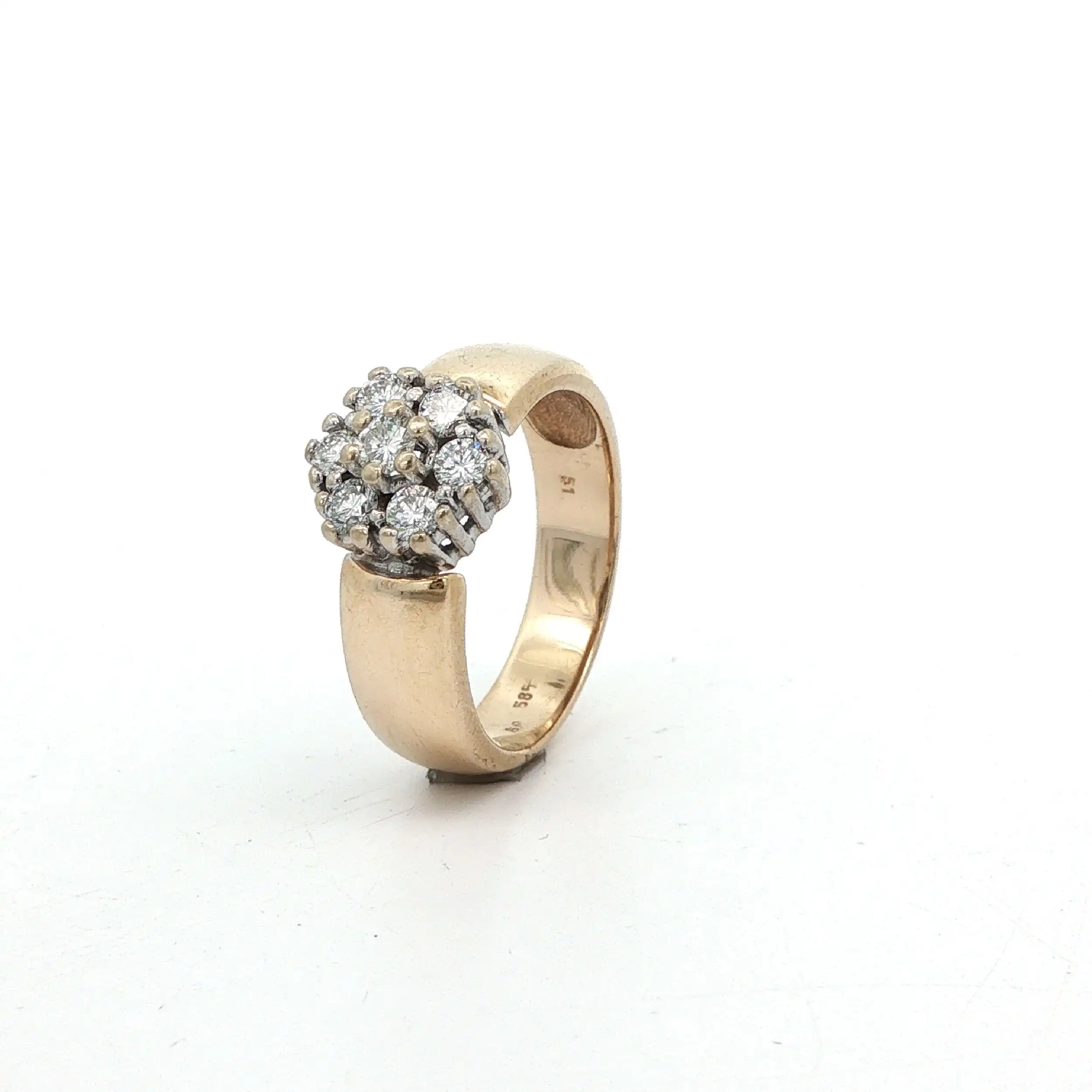 Ring Gelbgold mit Brillanten