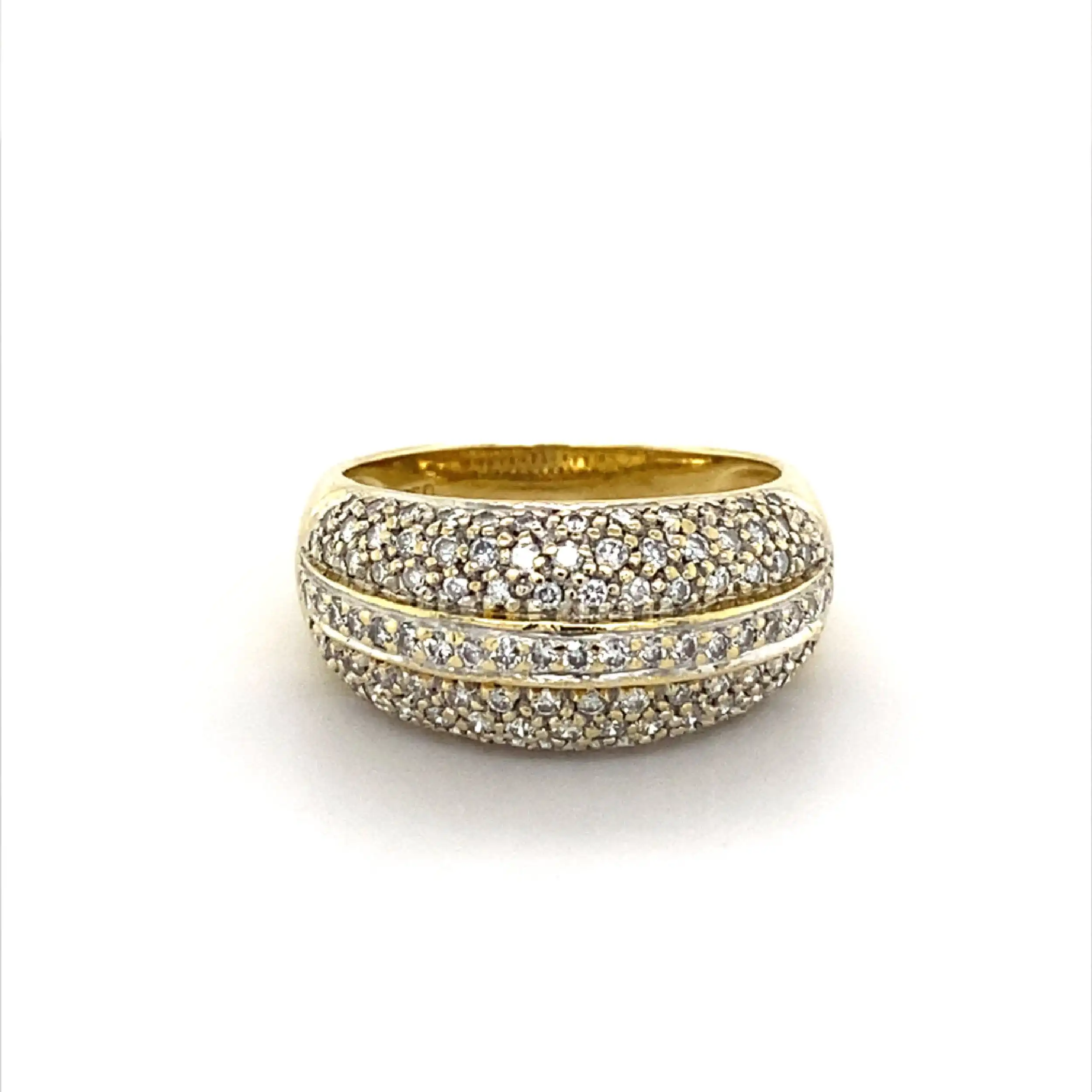 Ring Gelbgold mit Brillanten Ring Gelbgold mit Brillanten