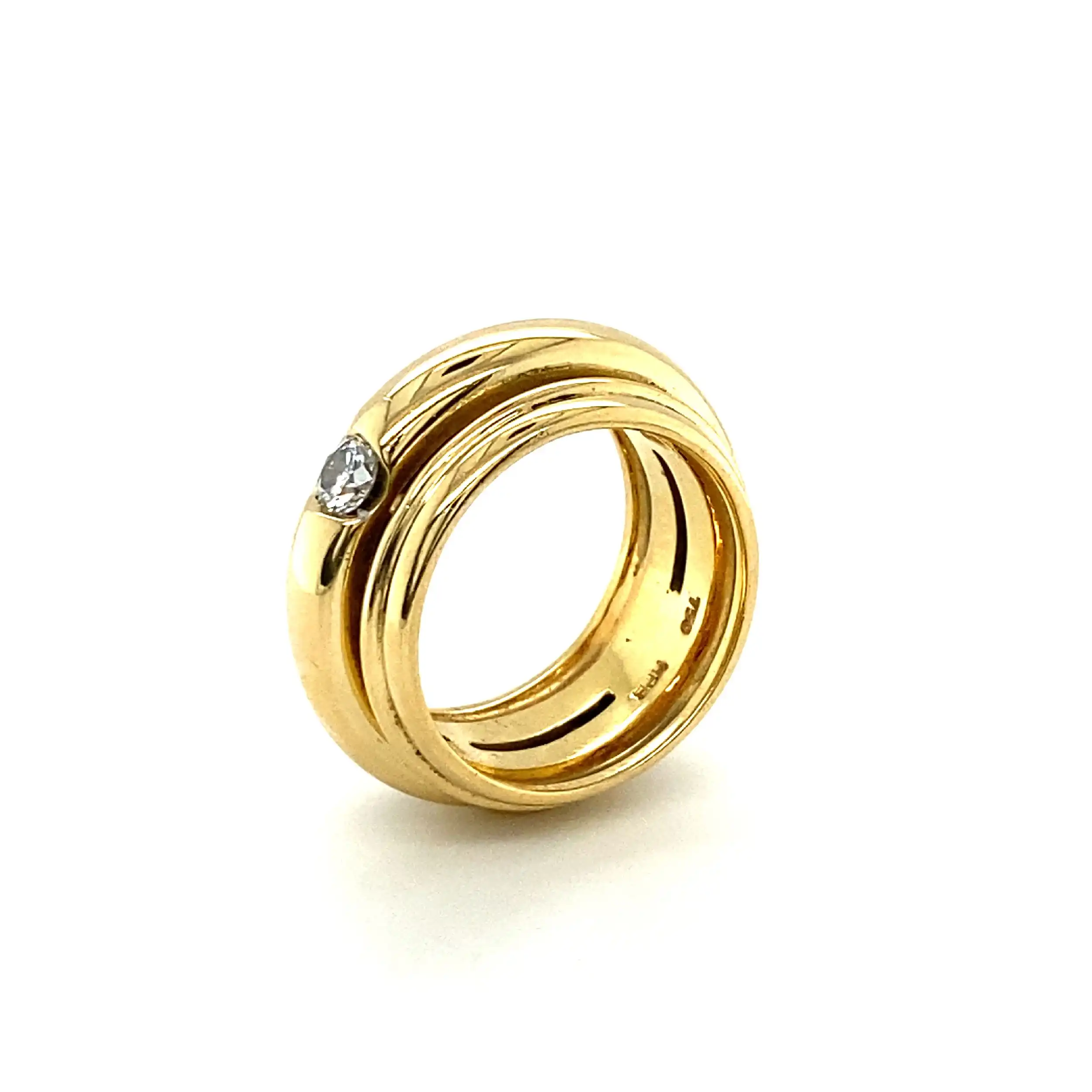 Rollring mit Brillant