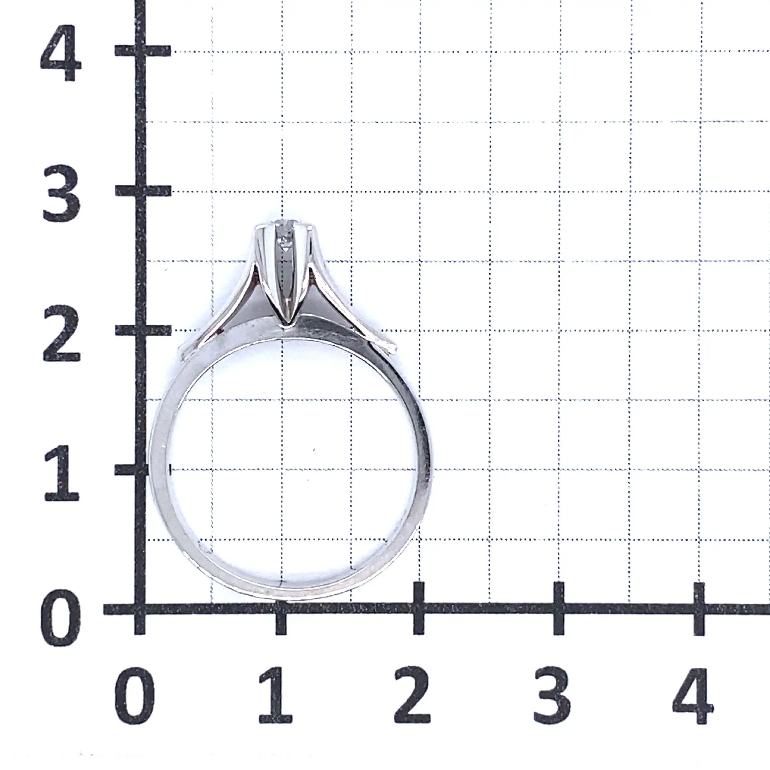 Ring Weißgold mit Solitär Brillant Ring Weißgold mit Solitär Brillant