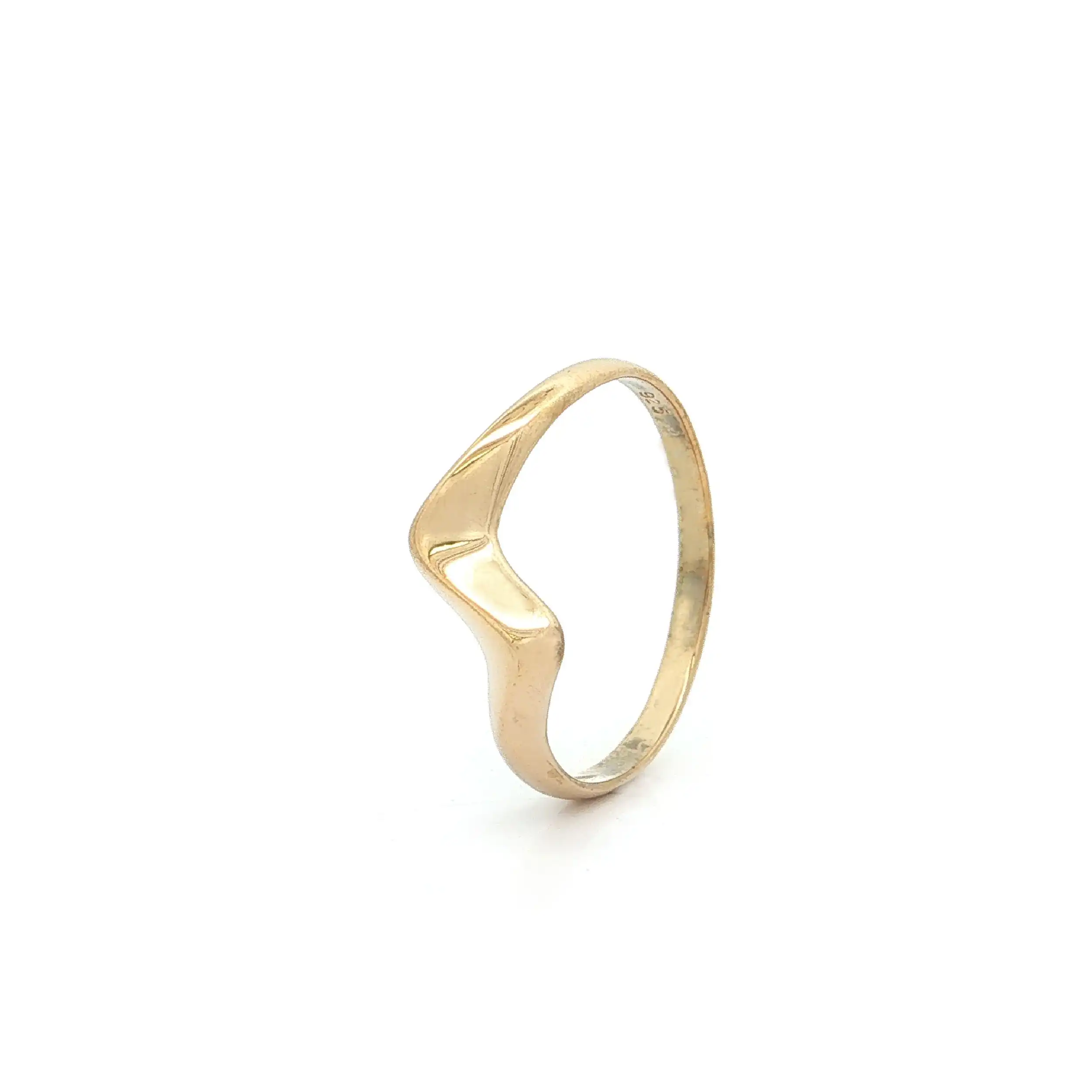 Ring Silber vergoldet zackig Ring Silber vergoldet zackig