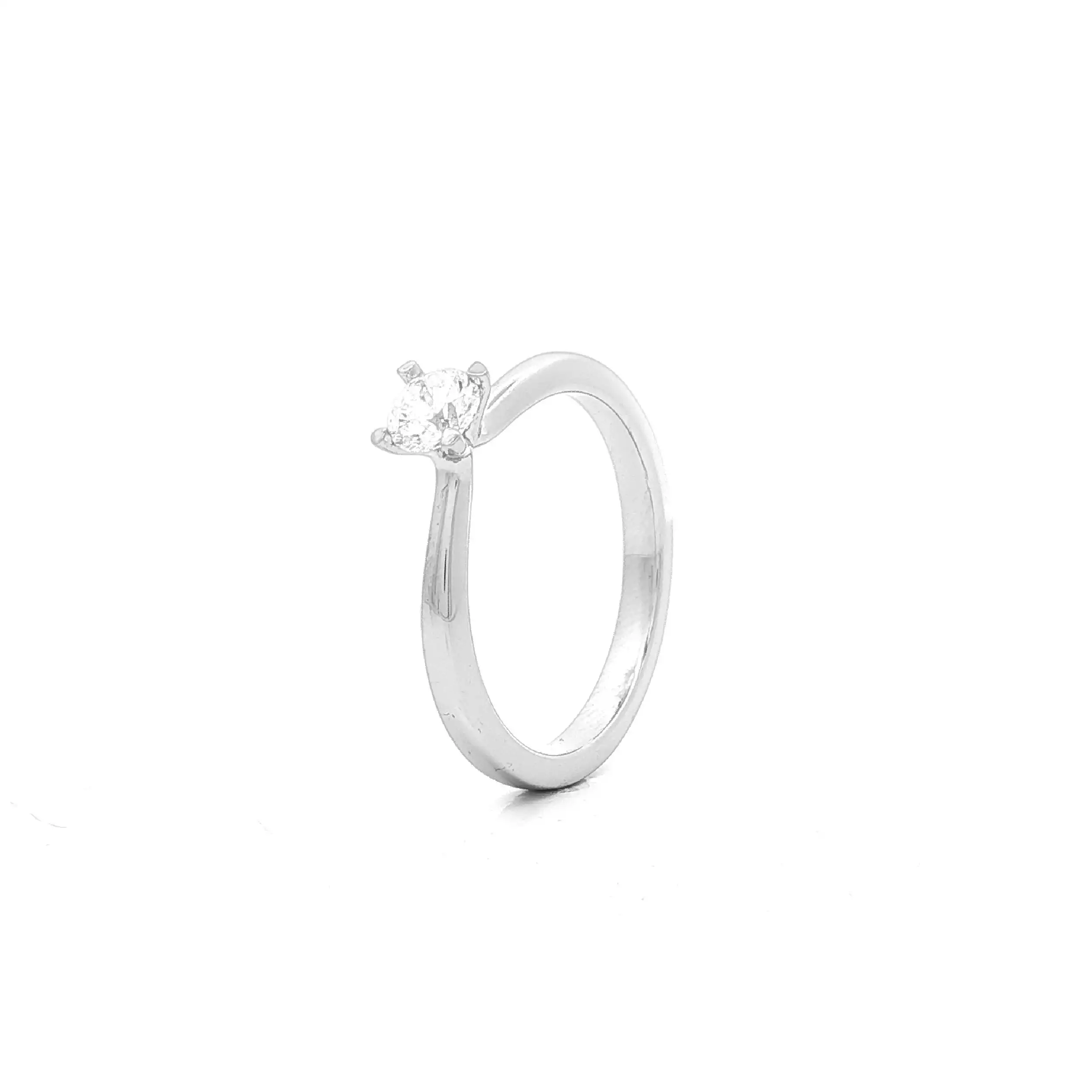 Solitärring Platin mit Brillant Solitärring Platin mit Brillant