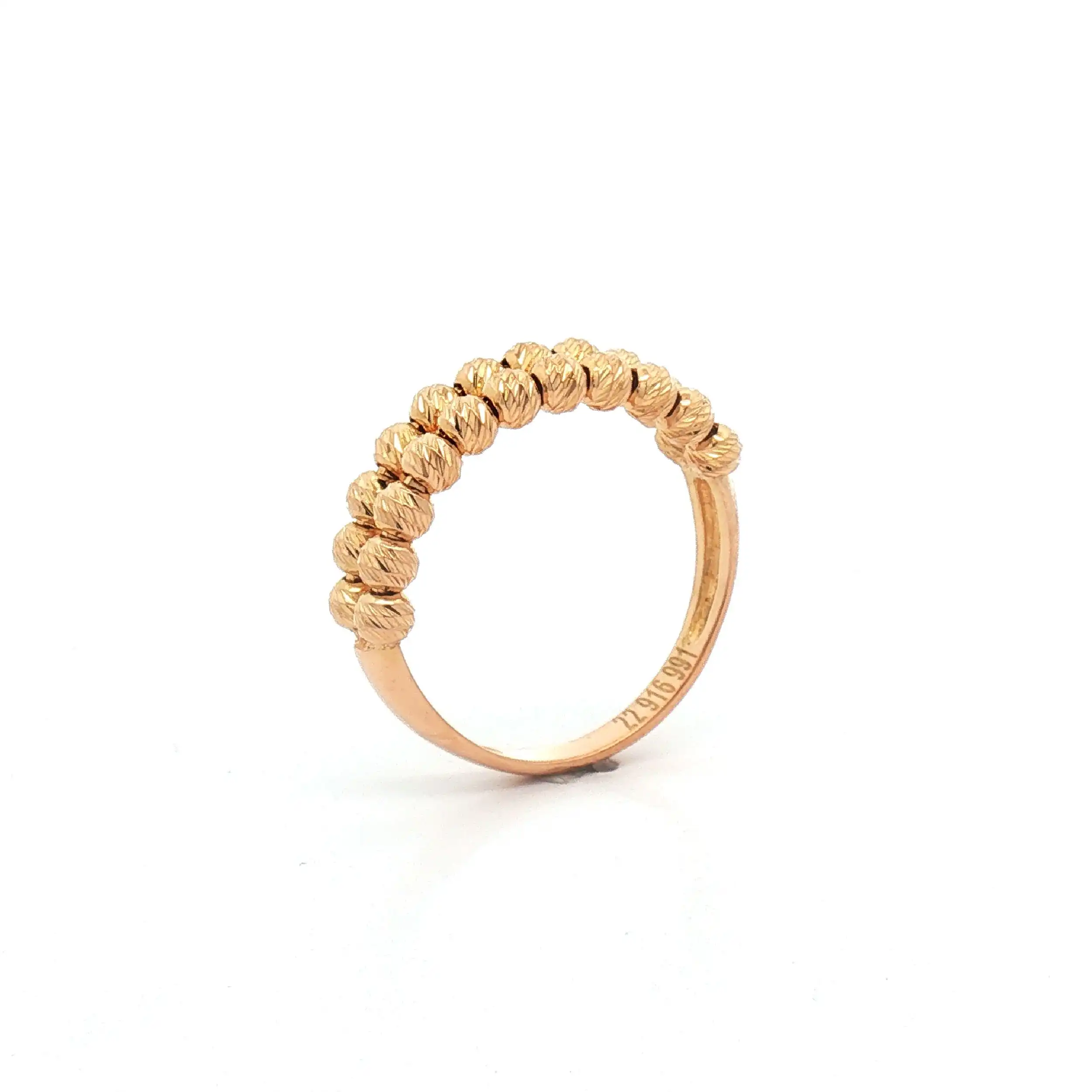 Ring Gelbgold Kügelchen diamantiert Ring Gelbgold Kügelchen diamantiert