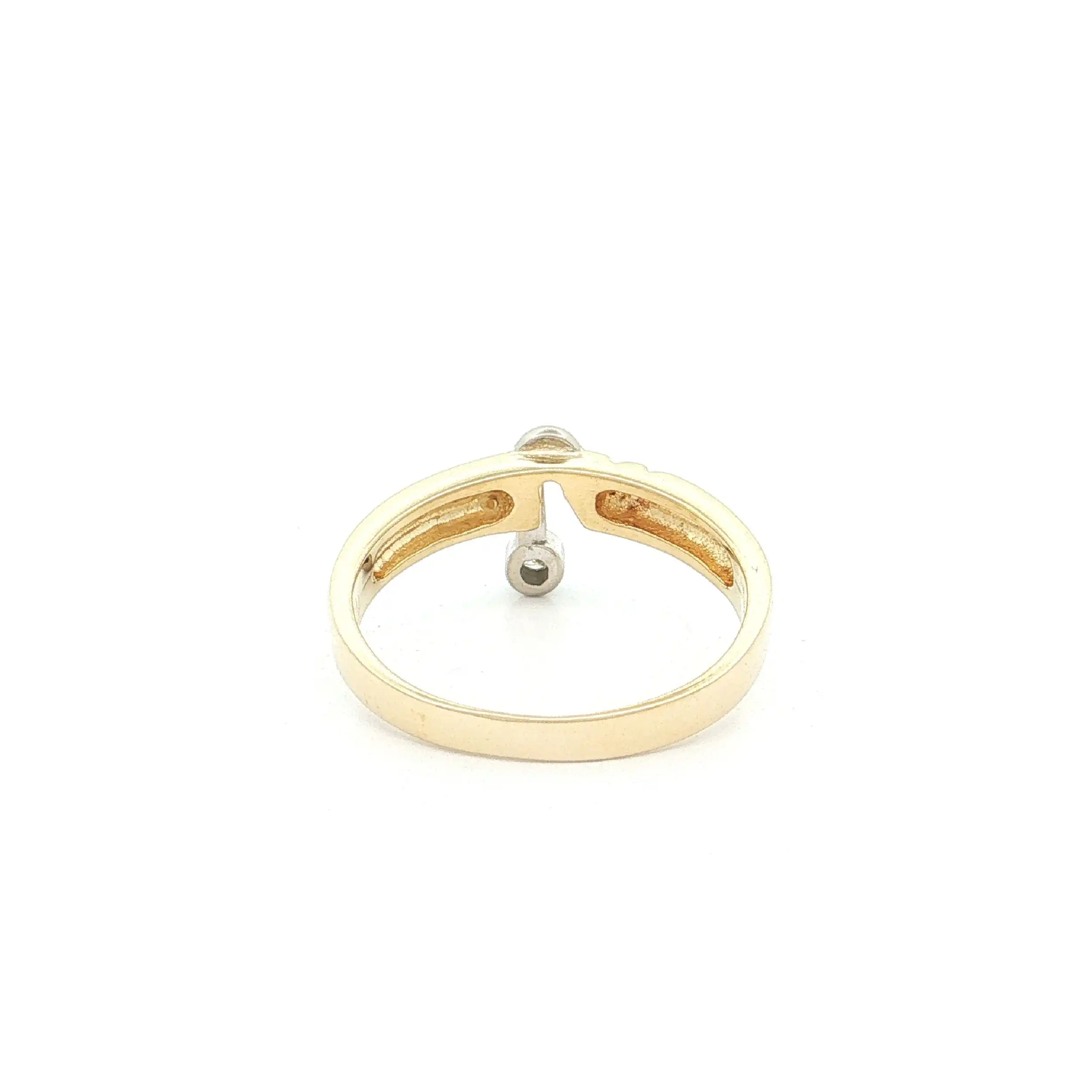 Ring Bicolor mit Brillant