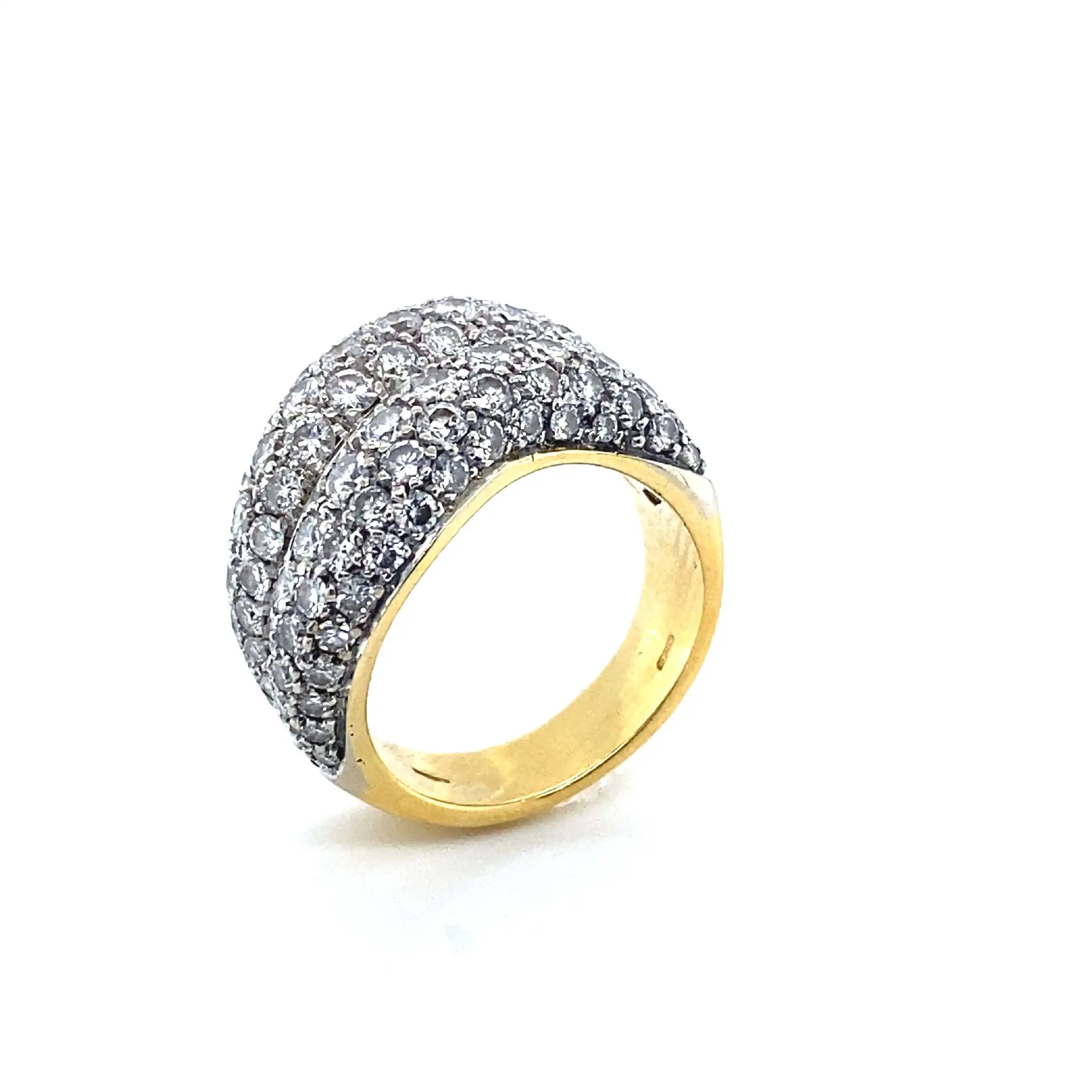 Ring Bicolor mit Brillanten Ring Bicolor mit Brillanten