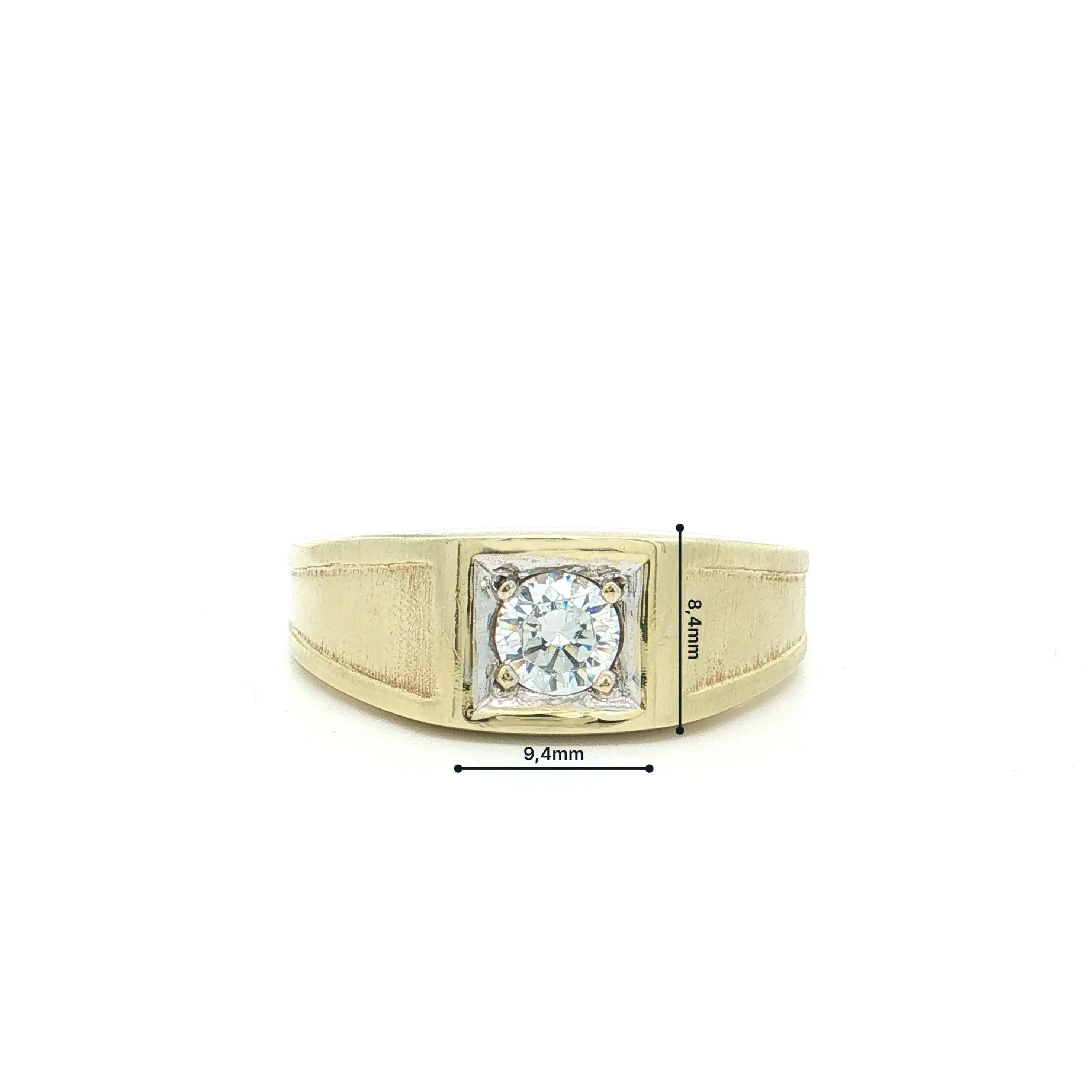 Ring Gelbgold mit Zirkonia Ring Gelbgold mit Zirkonia
