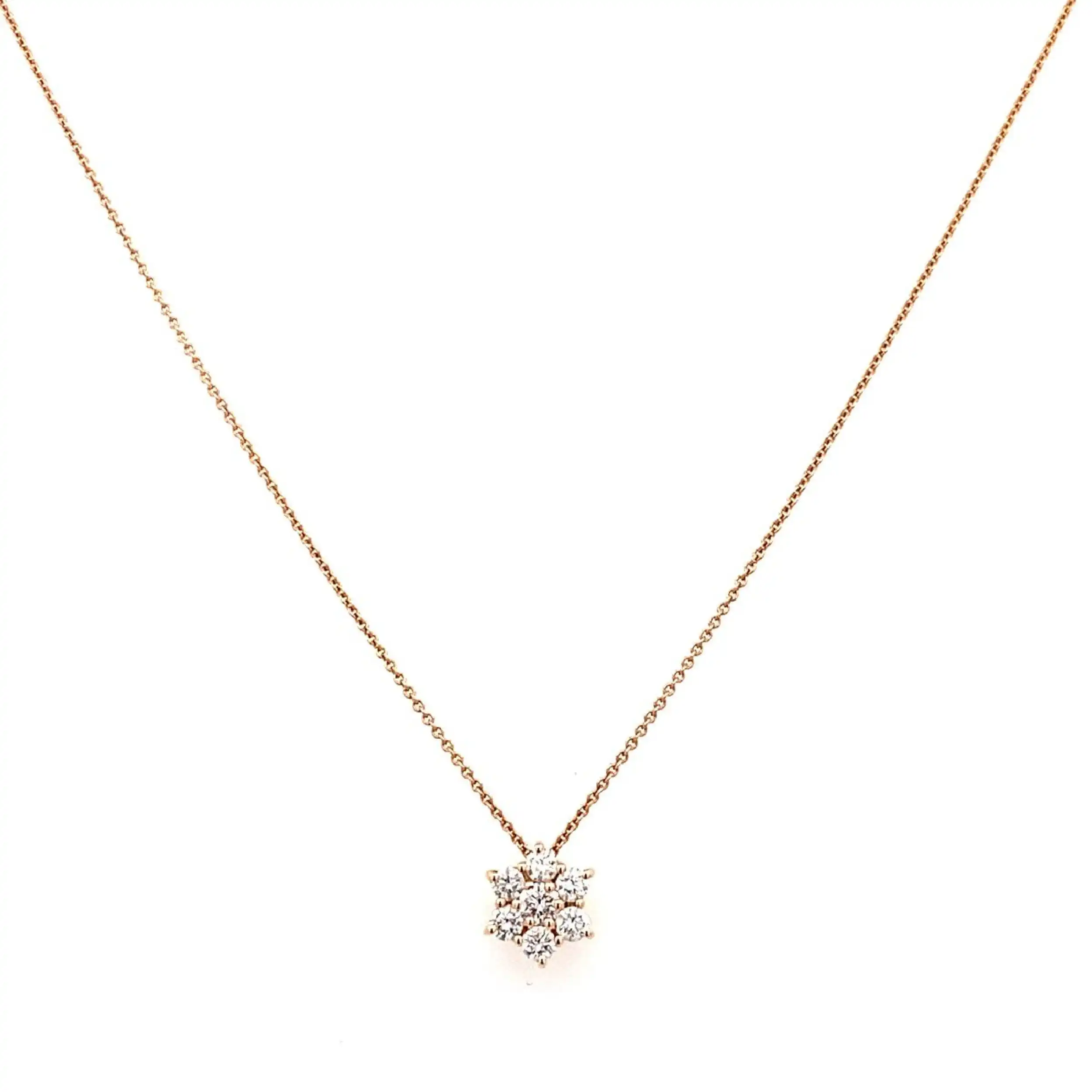 Kette mit Anhänger Rüschenbeck Rotgold