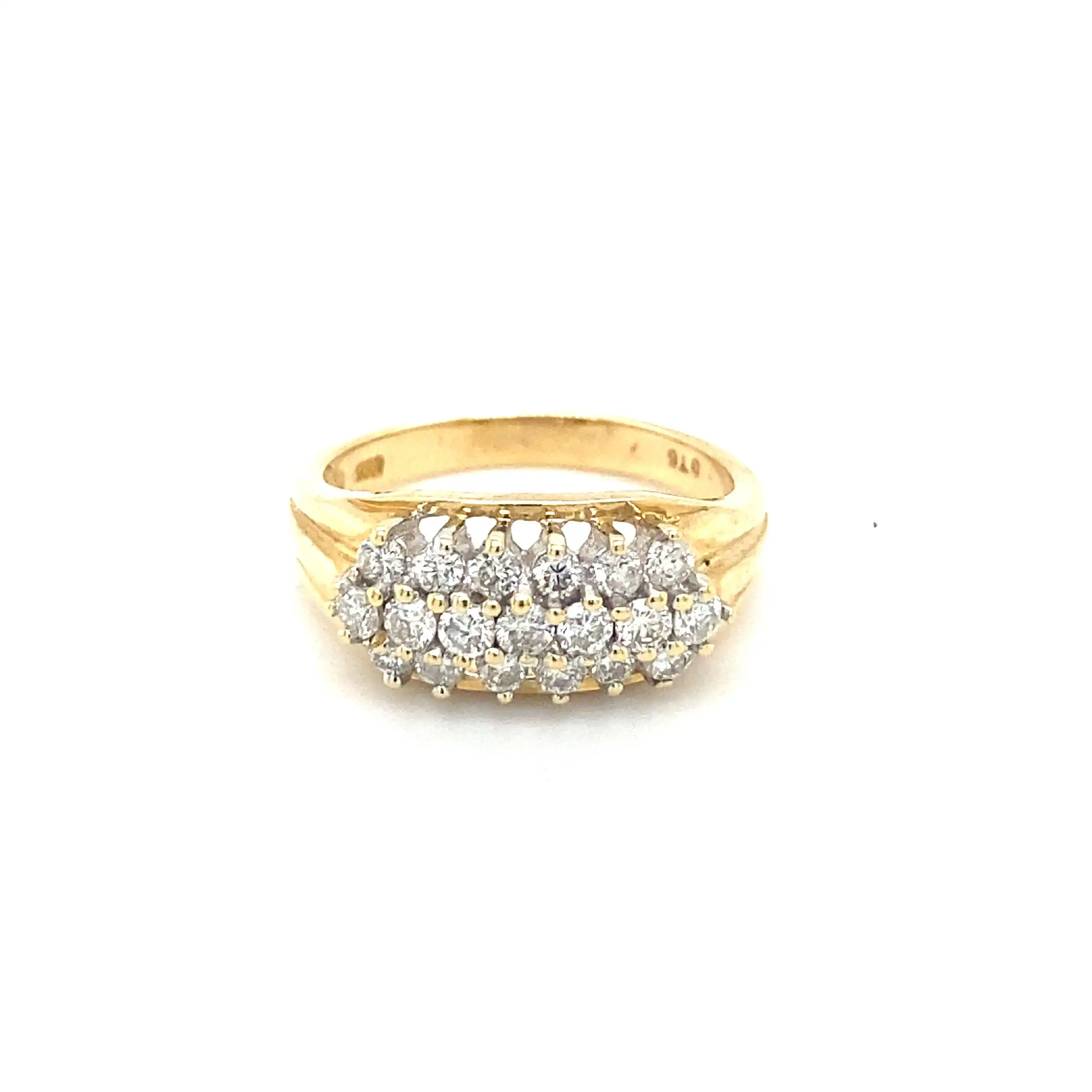 Ring Gelbgold mit Brillanten Ring Gelbgold mit Brillanten