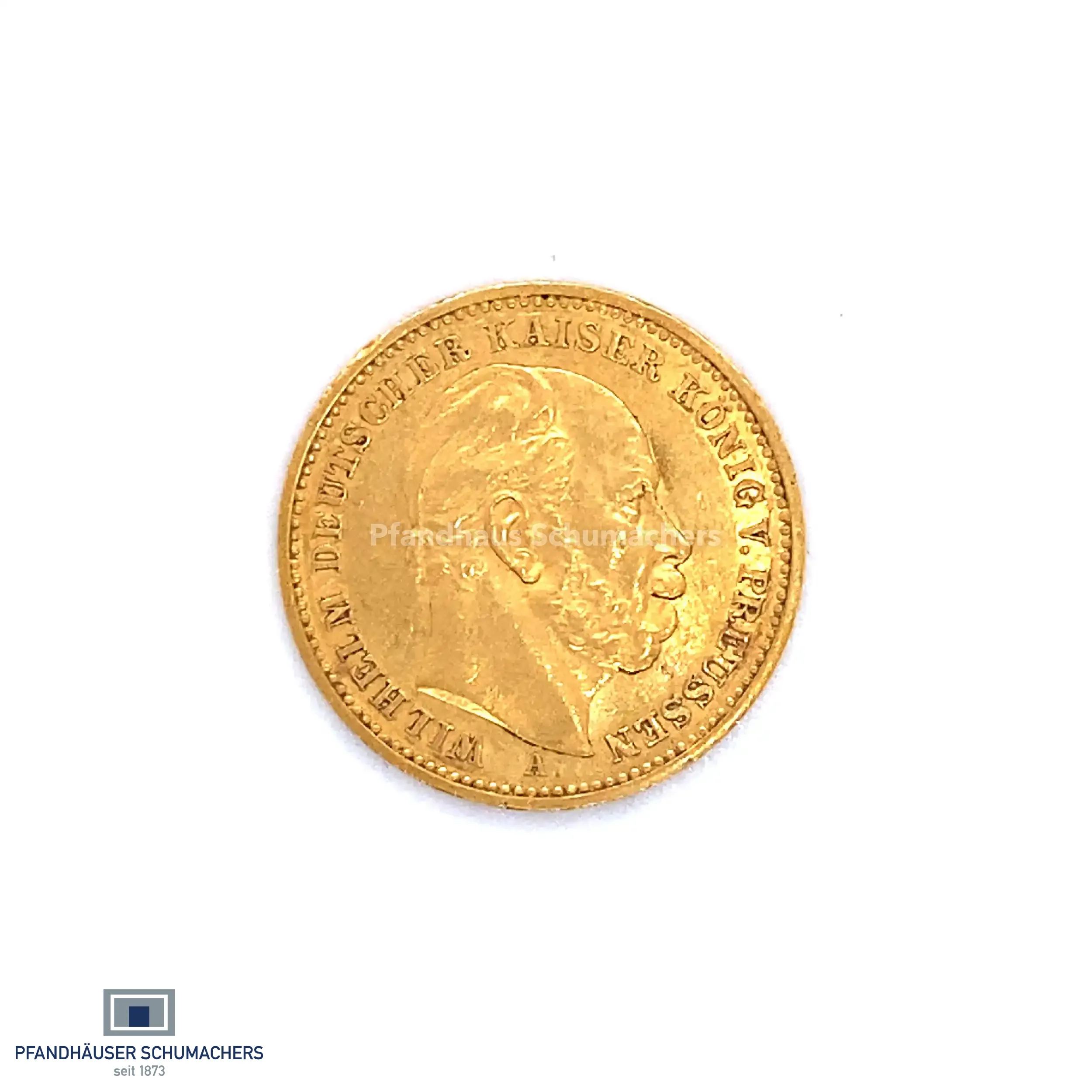 Münze 20 Mark Kaiser Wilhelm I. Preußen 