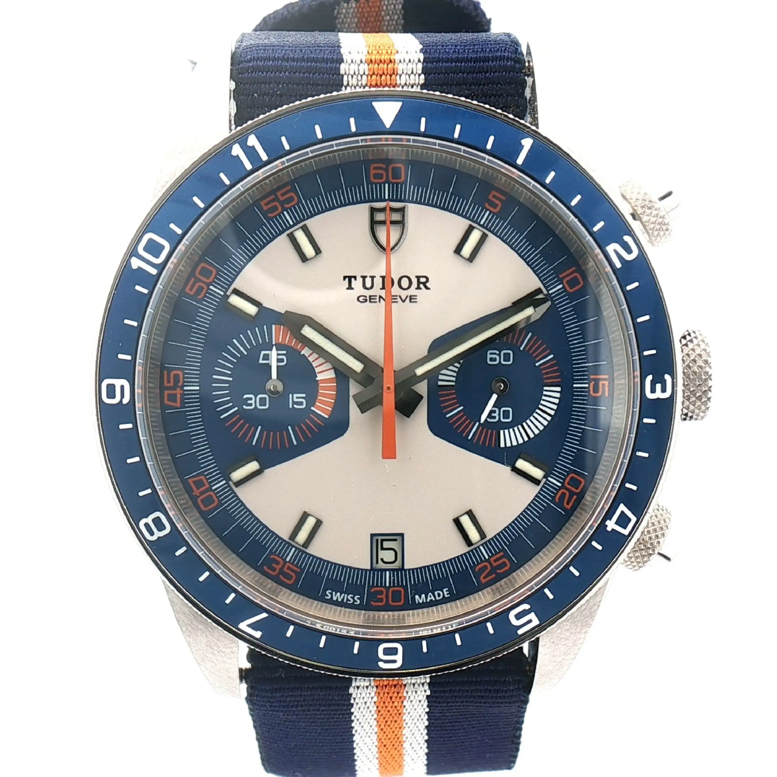 Herrenuhr Tudor Heritage Chrono Blue im Fullset