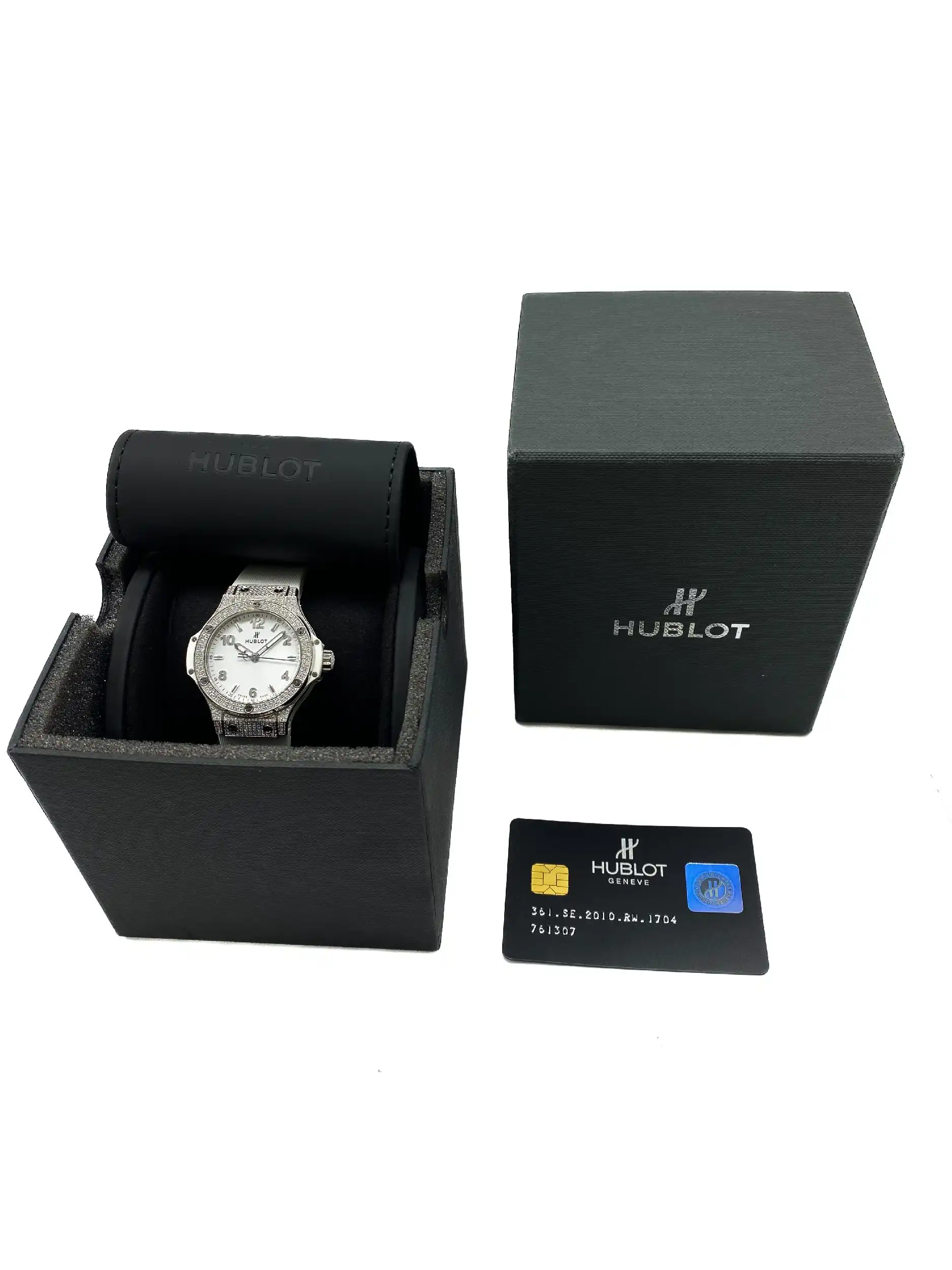 Damenuhr Hublot Big Bang Diamond 38mm Quarz 361.SE.2010.RW.1704 Damenuhr Hublot Big Bang Diamond 38mm Quarz 361.SE.2010.RW.1704