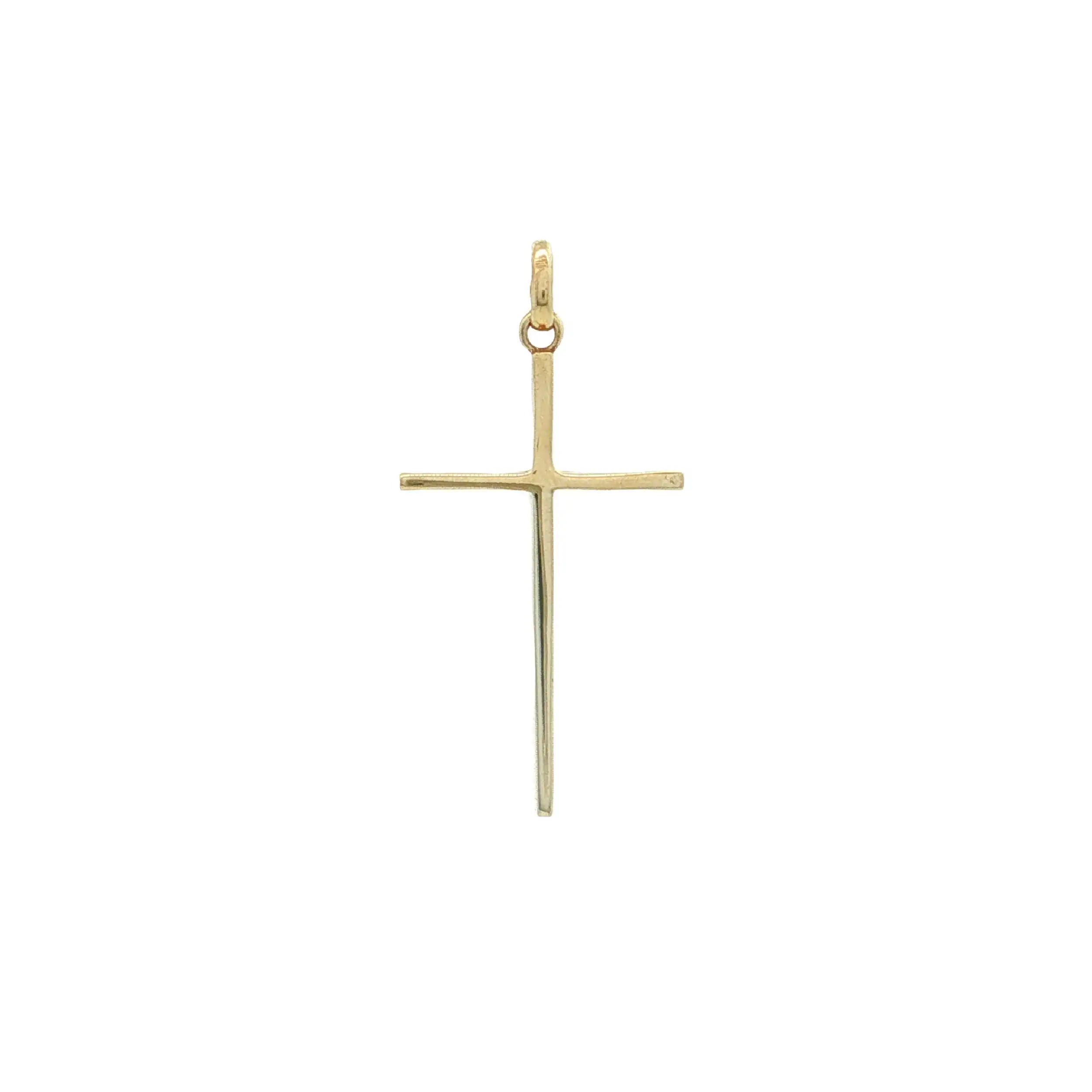 Kreuzanhänger Gelbgold
