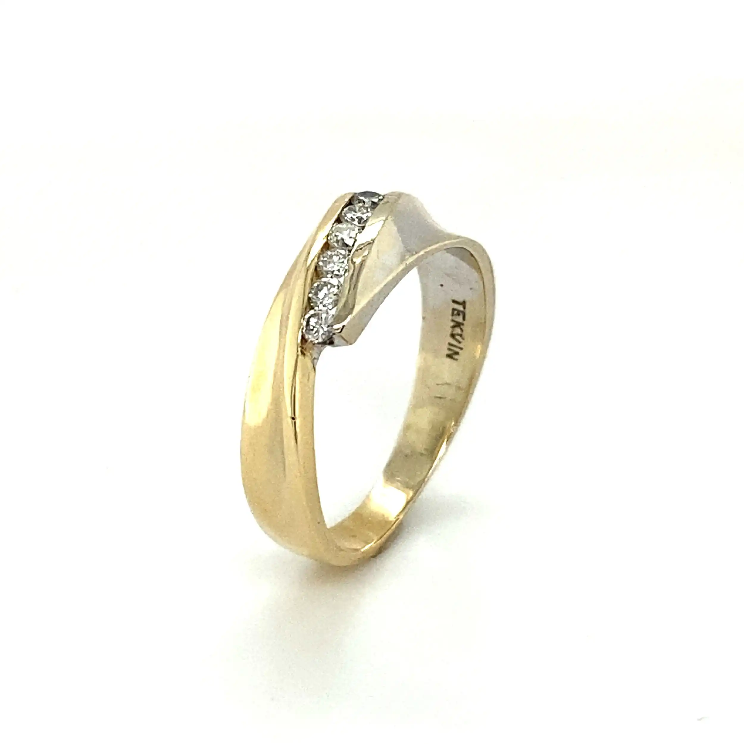 Ring Bicolor mit Brillanten Ring Bicolor mit Brillanten