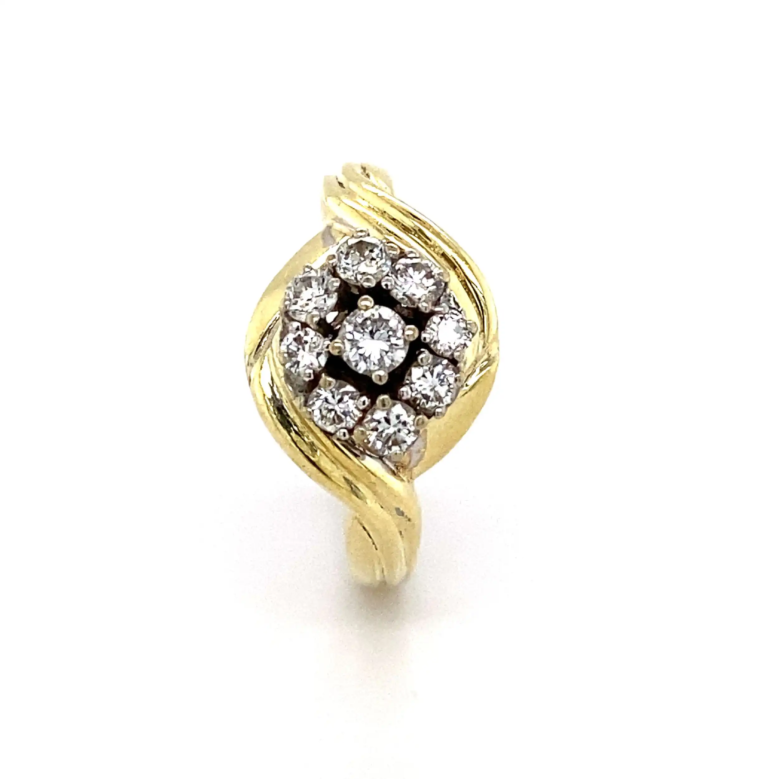 Ring Bicolor mit Brillanten Ring Bicolor mit Brillanten