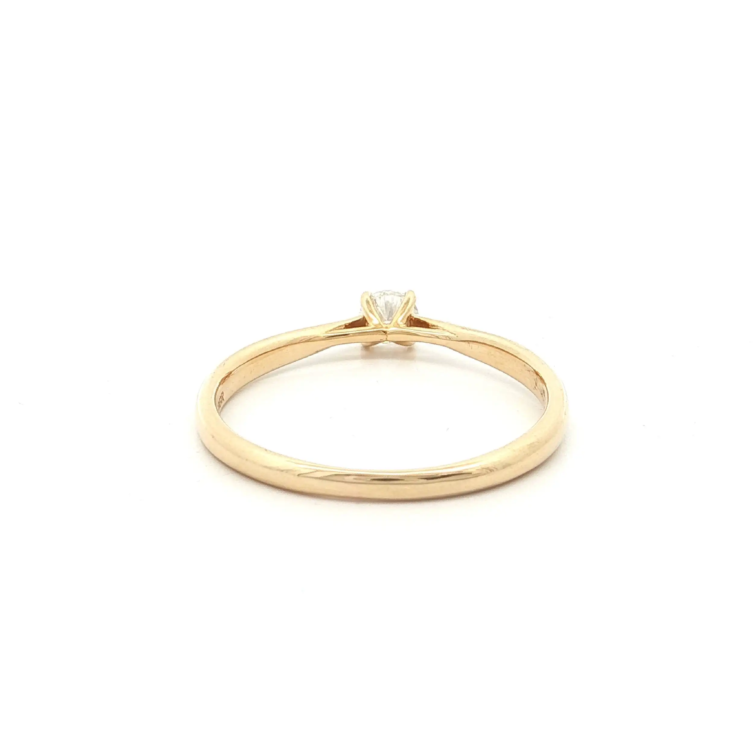 Solitärring Gelbgold mit Brillant 0,20ct Solitärring Gelbgold mit Brillant 0,20ct