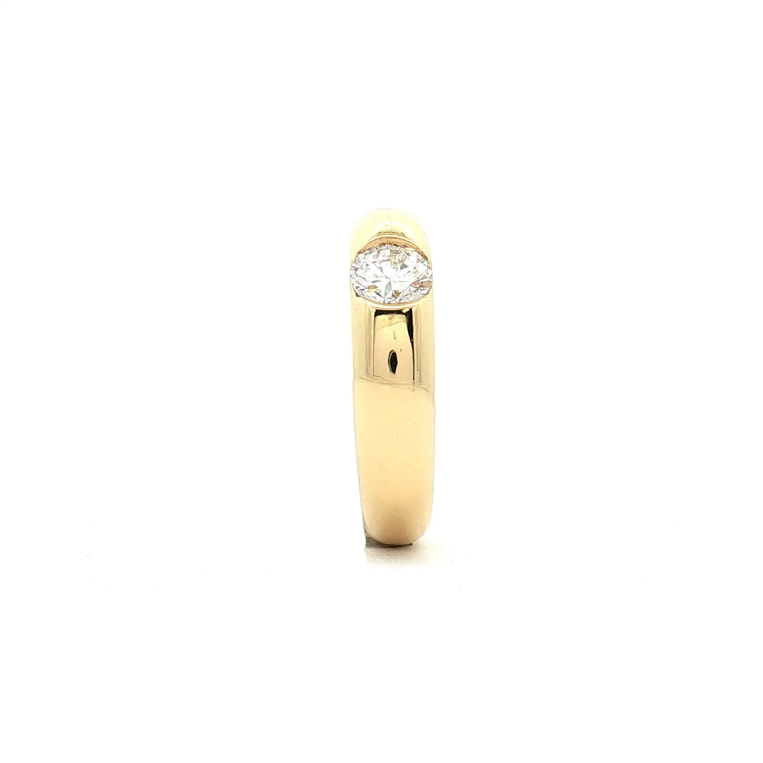 Ring Gelbgold mit Brillant Solitär