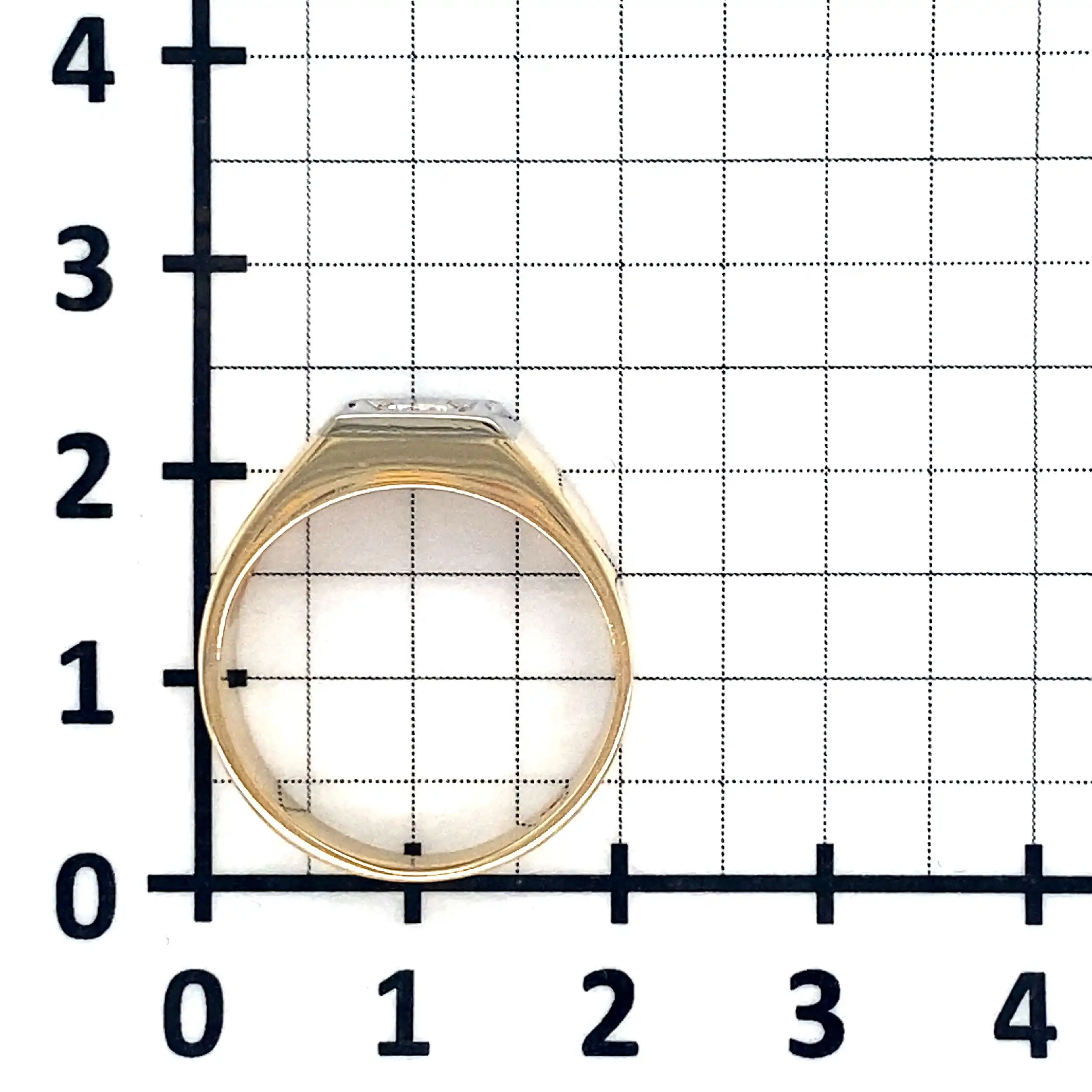 Ring Bicolor mit Brillant Ring Bicolor mit Brillant