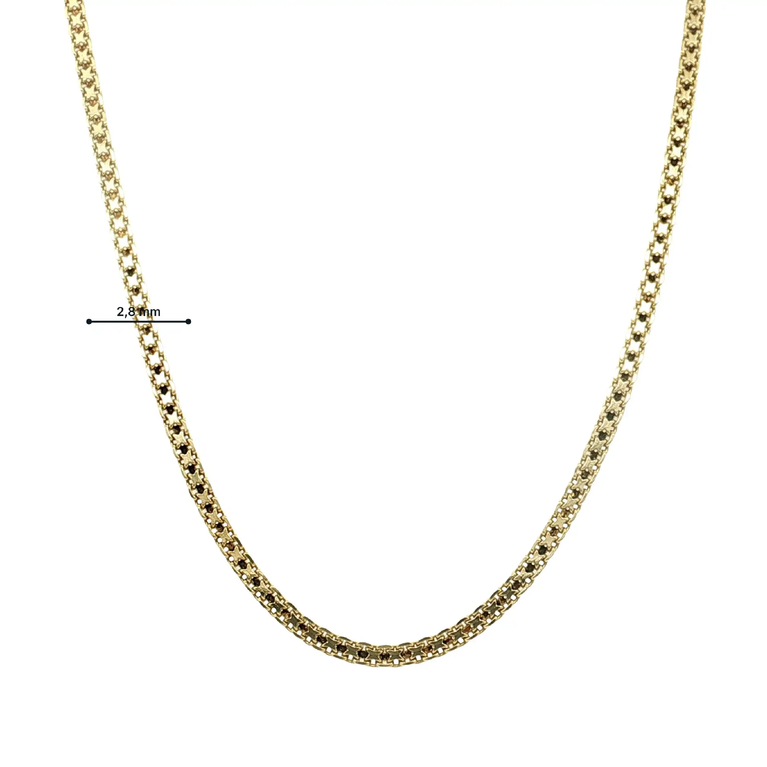 Käfigkette Gelbgold