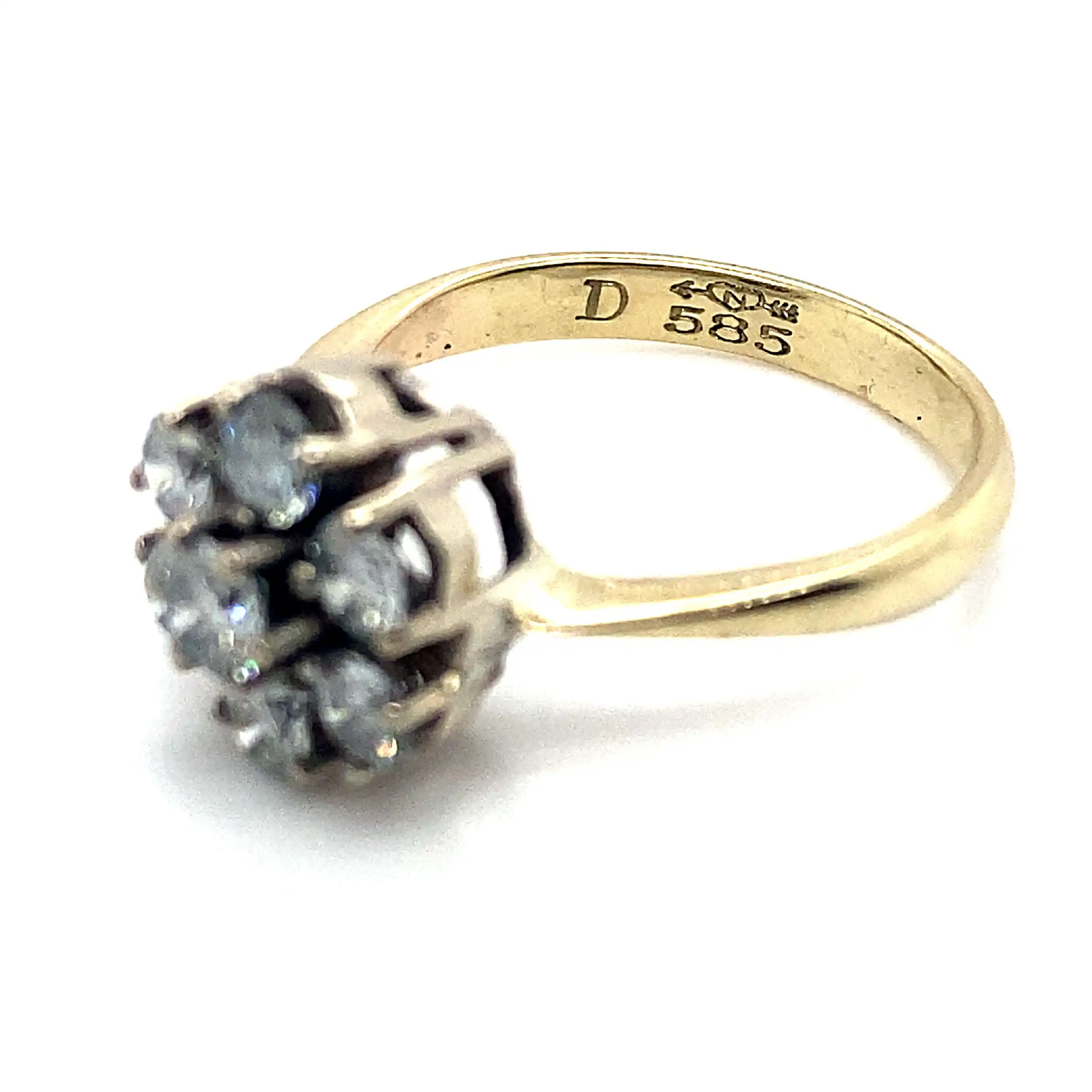 Ring Gelbgold mit Brillanten Ring Gelbgold mit Brillanten