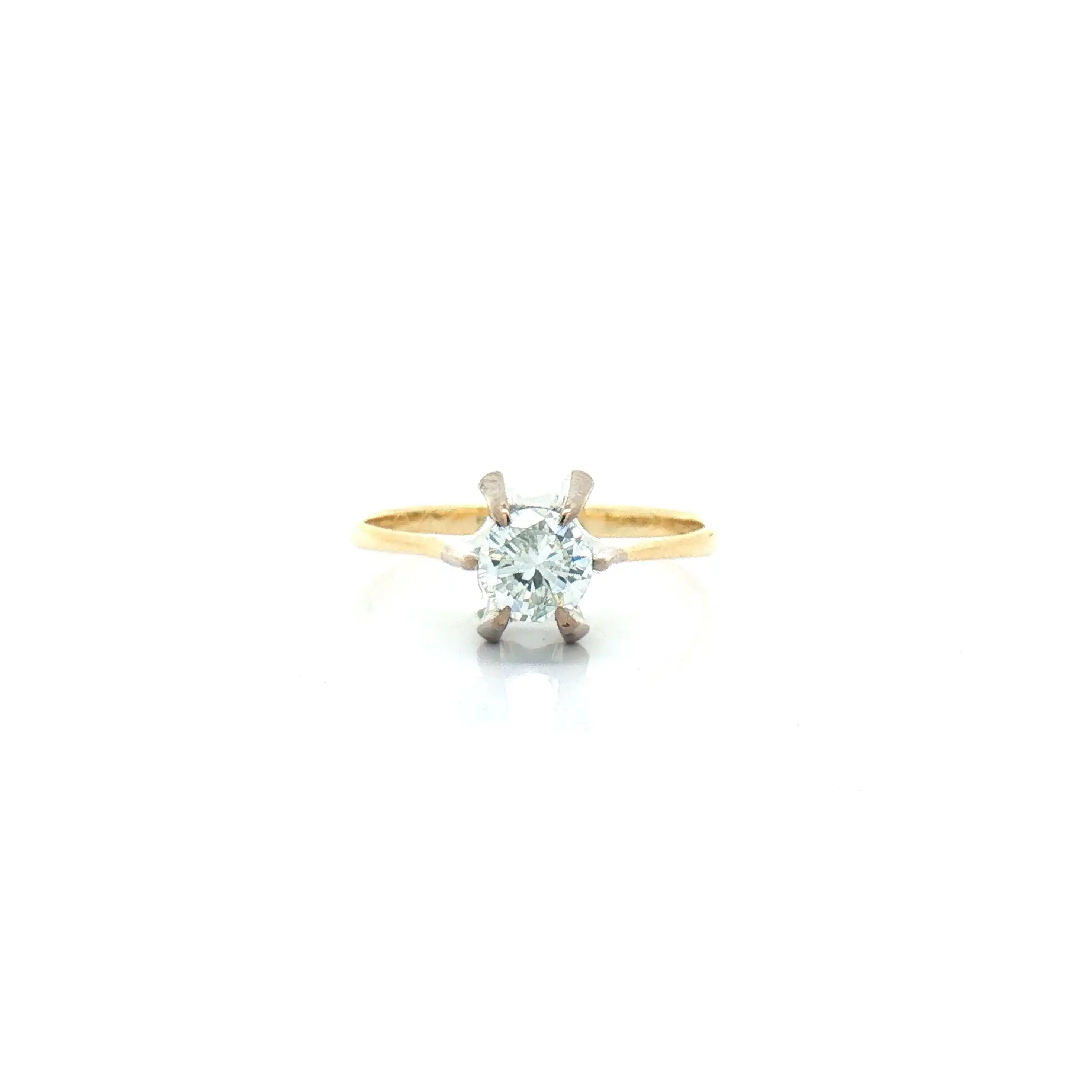Ring Bicolor mit Brillant Ring Bicolor mit Brillant