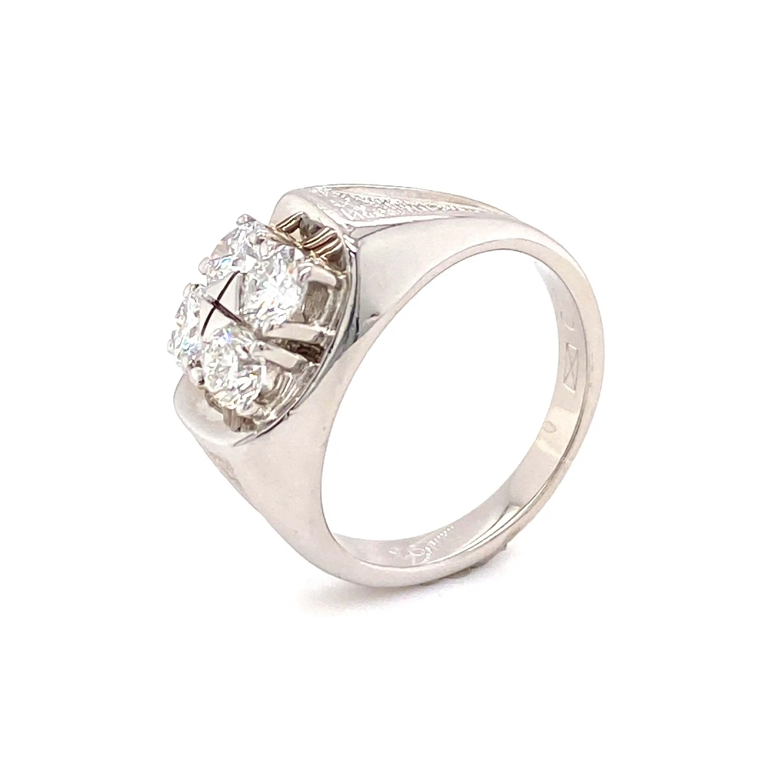 Ring Weißgold mit Brillanten Ring Weißgold mit Brillanten