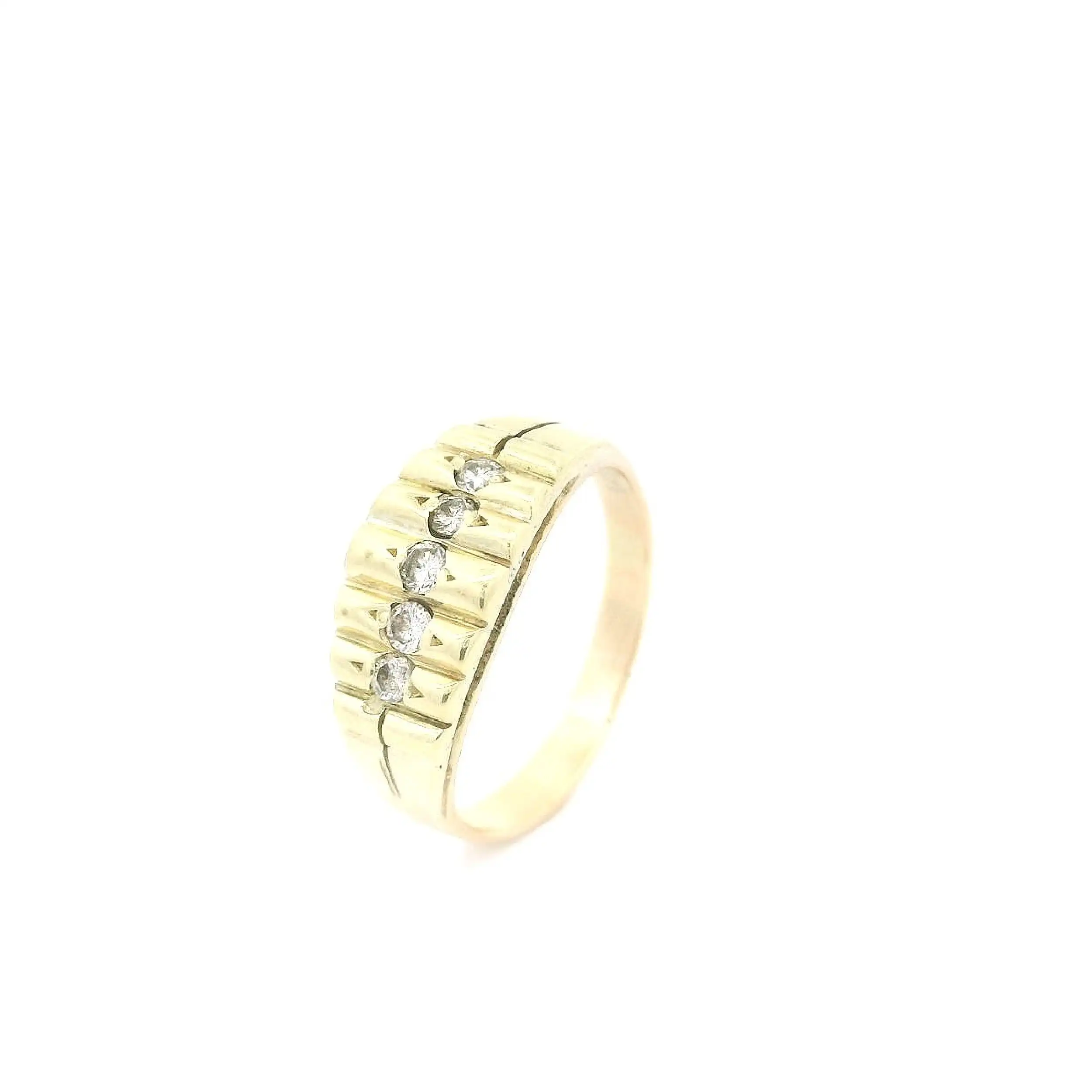 Ring Gelbgold mit Brillanten