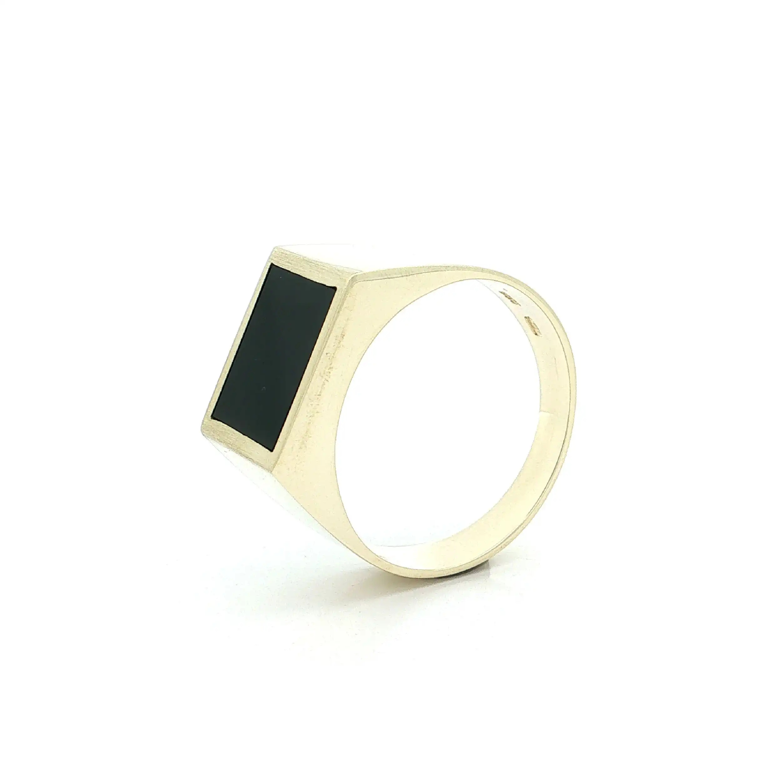 Ring Gelbgold mit Onyx