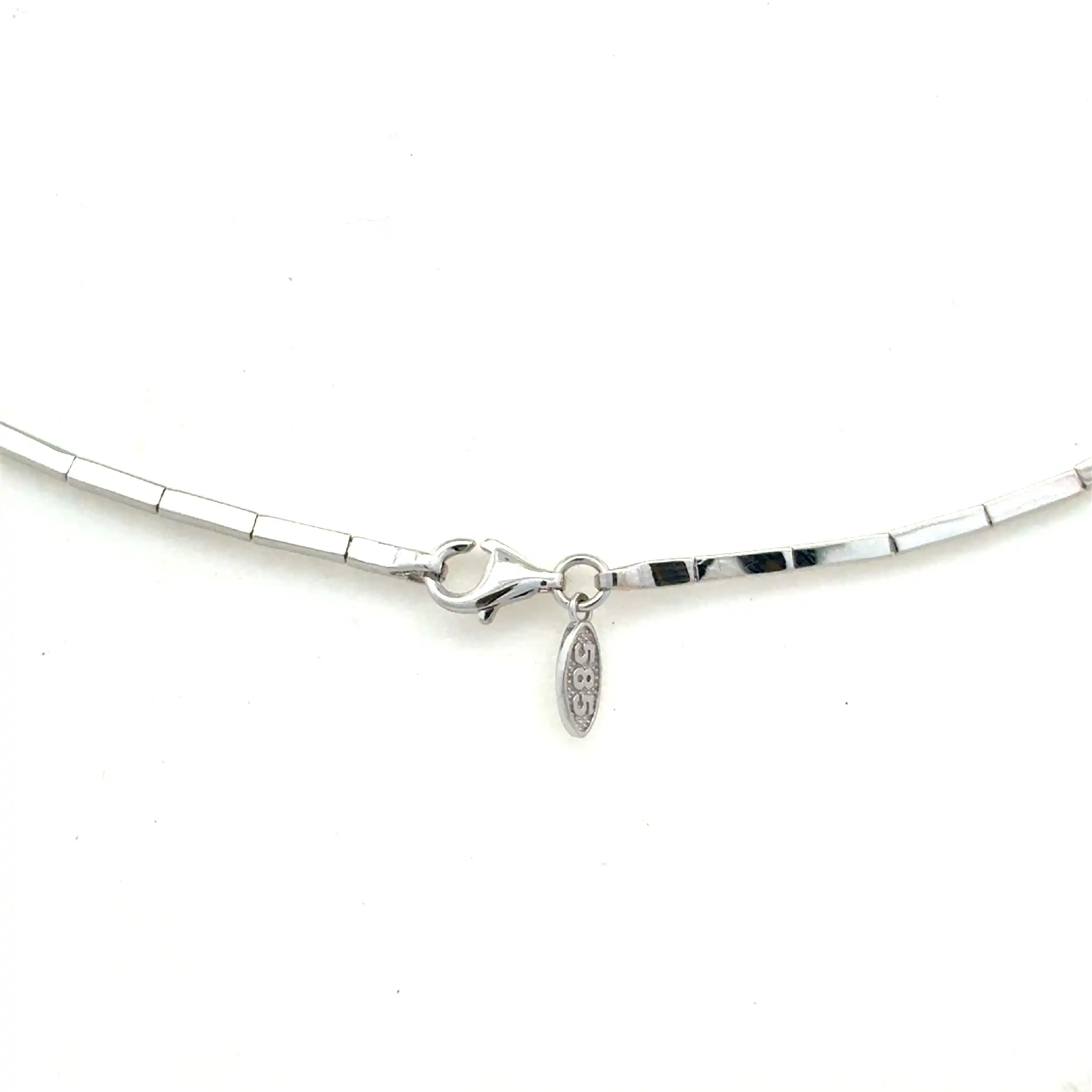 Collier Weißgold mit Zirkonia Steinen