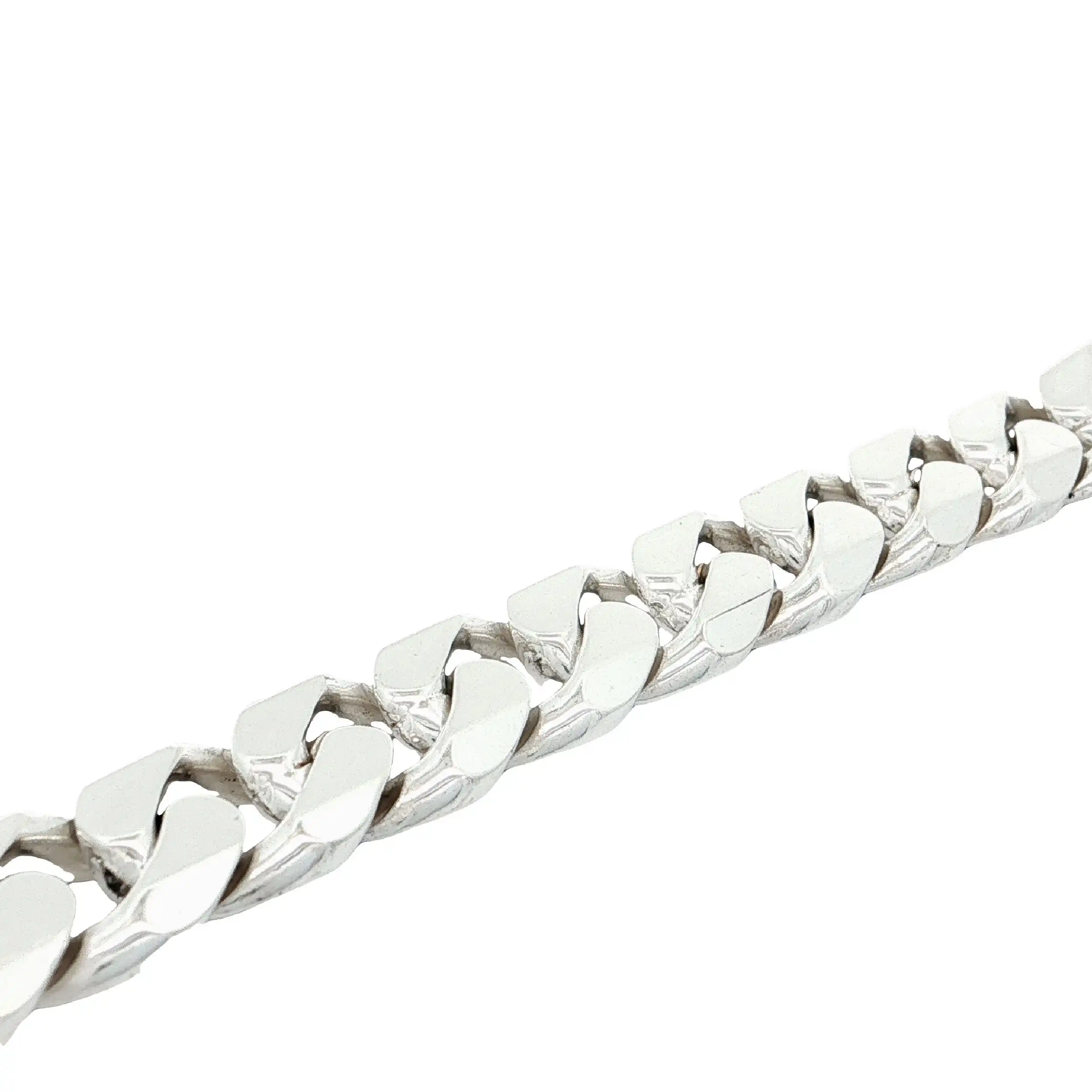 Panzerarmband Silber