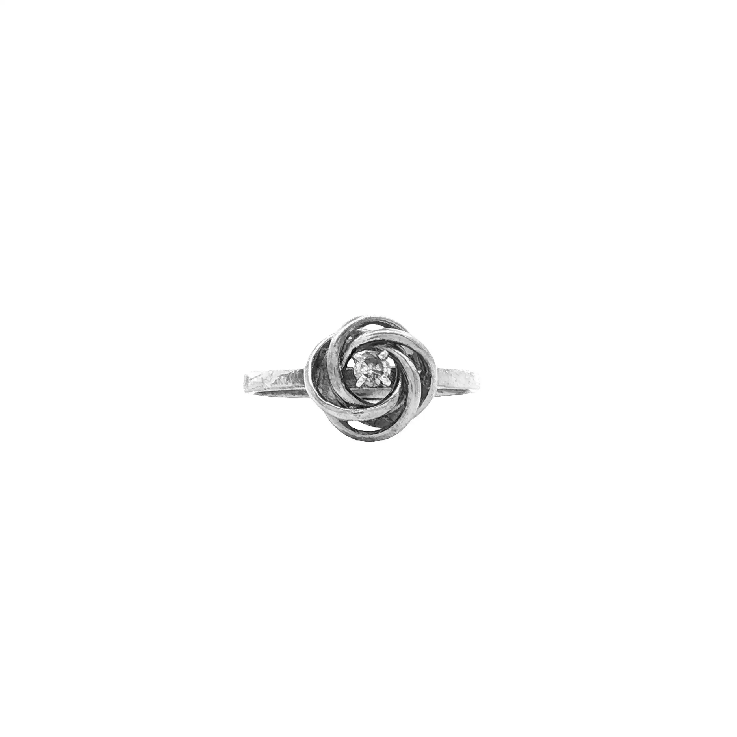 Ring Weißgold mit Solitär Brillant Ring Weißgold mit Solitär Brillant