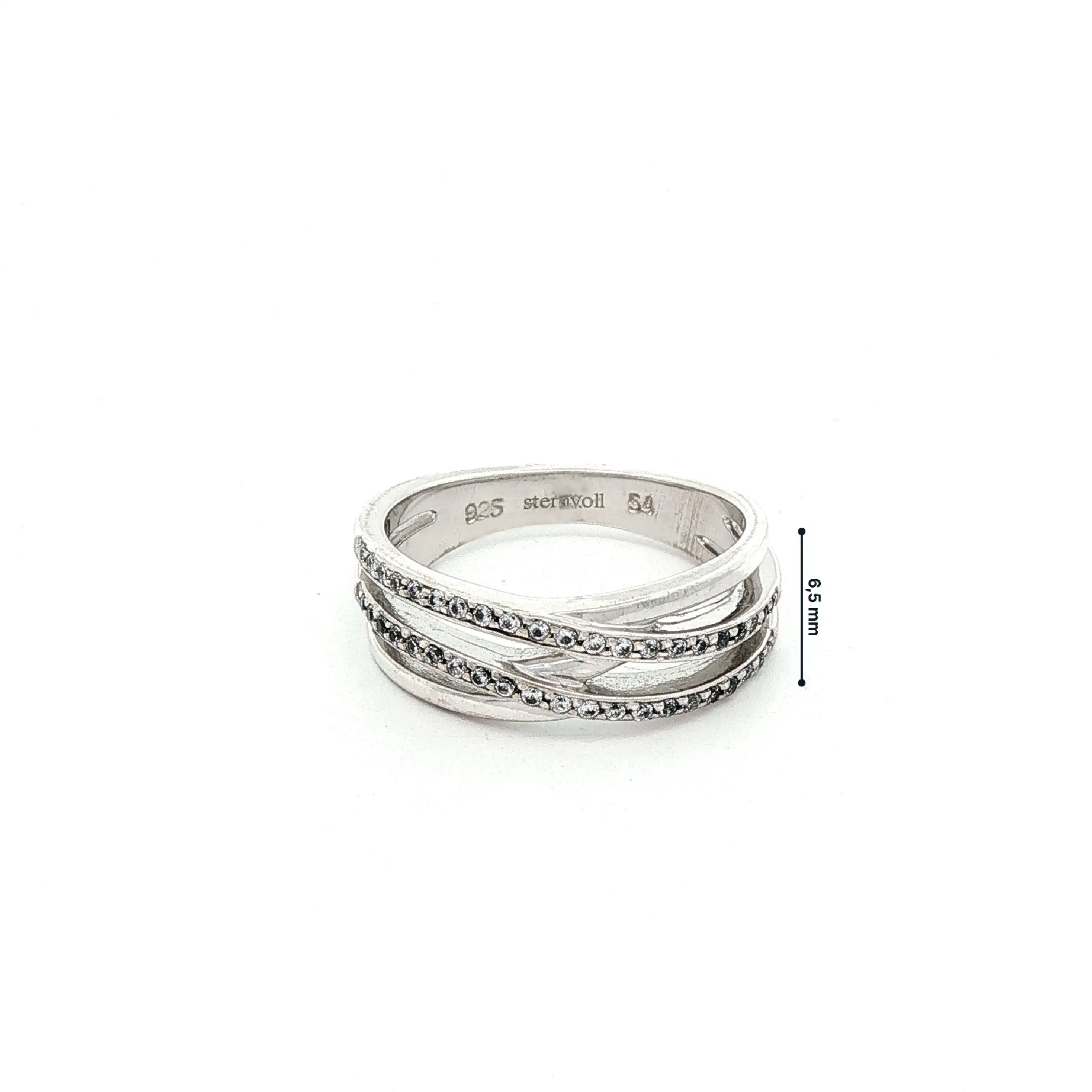Ring Silber mit Zirkonia Sternvoll Ring Silber mit Zirkonia Sternvoll