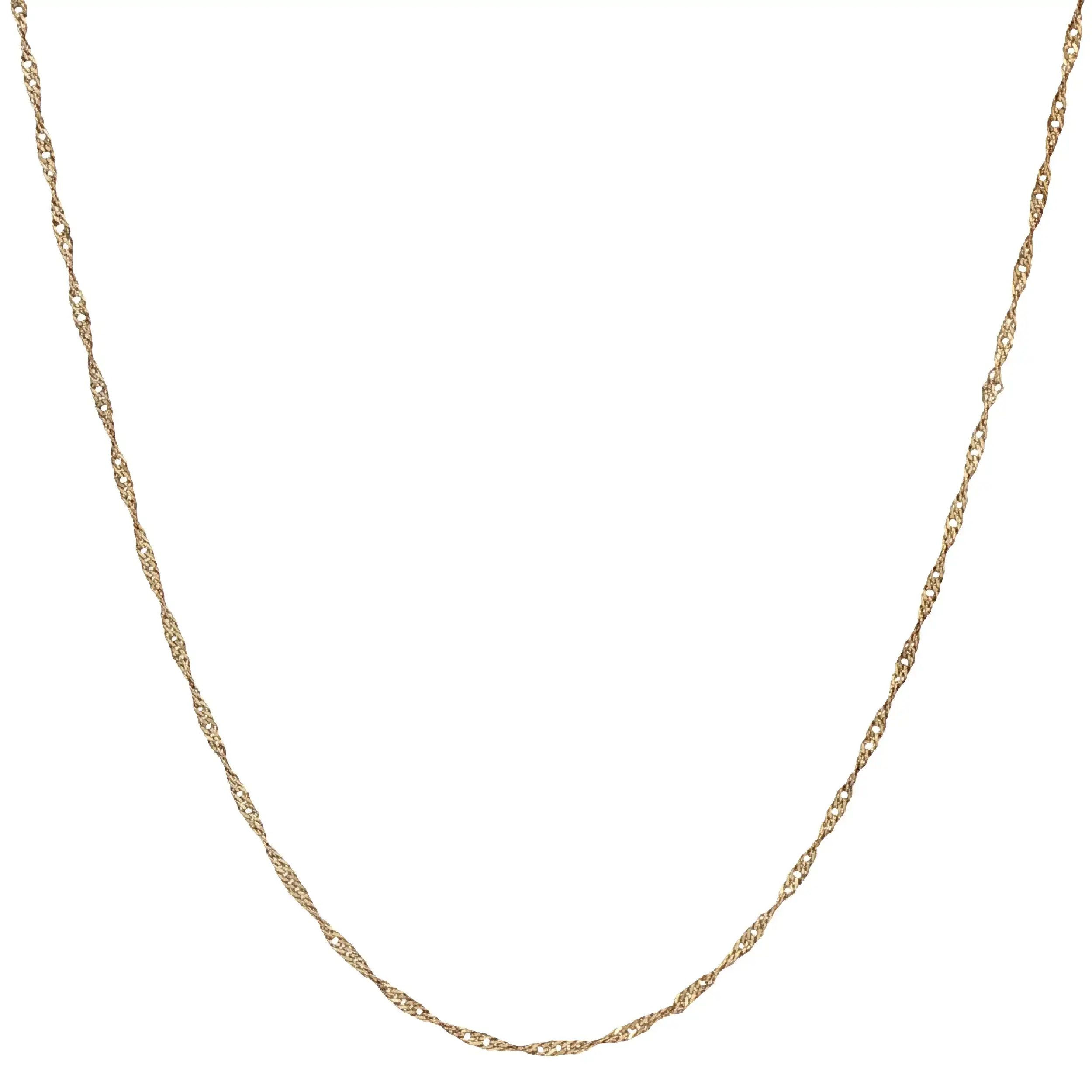 Kette Gelbgold gedreht