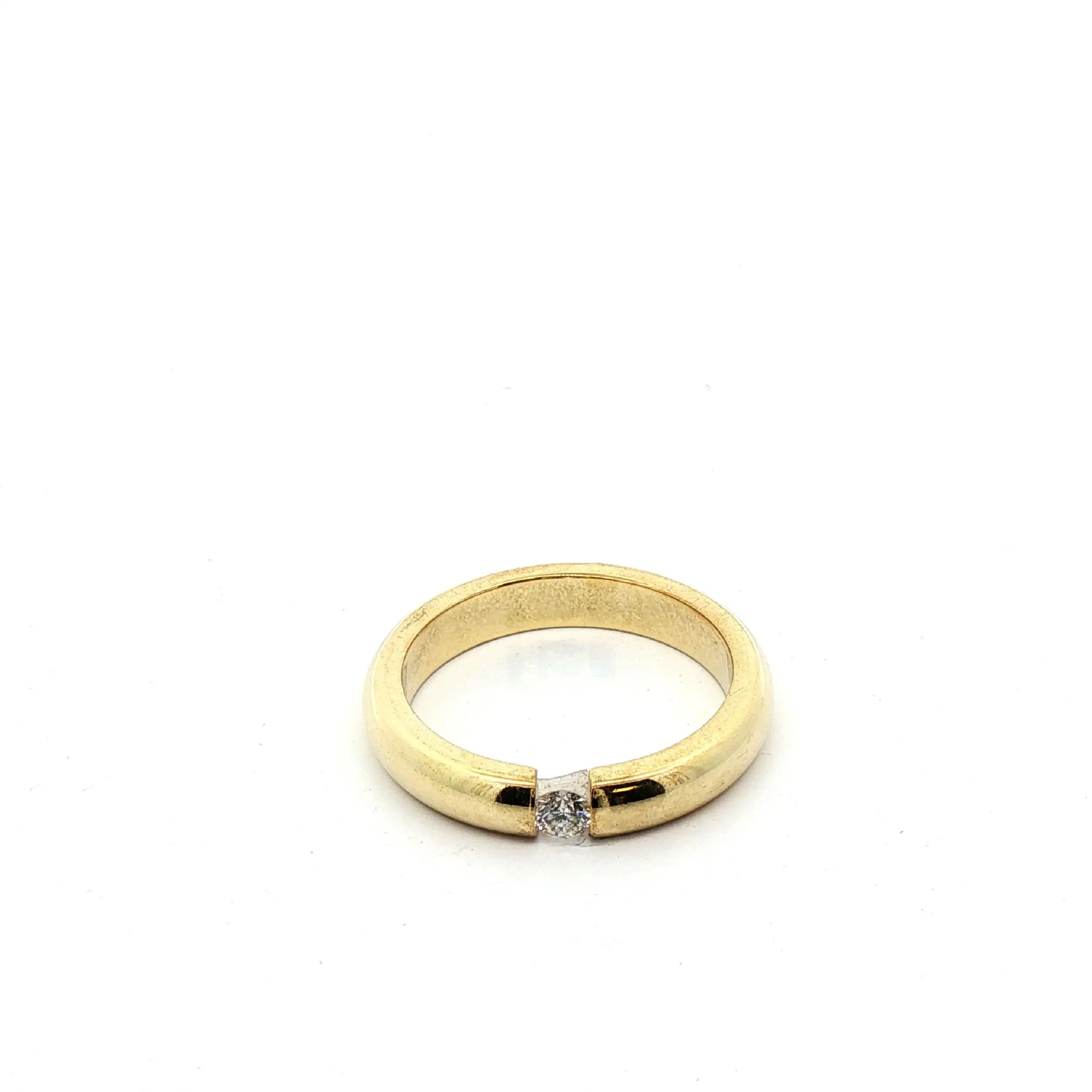 RIng Weißgold mit Brillant,graviert mit 0,12 ct W/P1 RIng Weißgold mit Brillant,graviert mit 0,12 ct W/P1