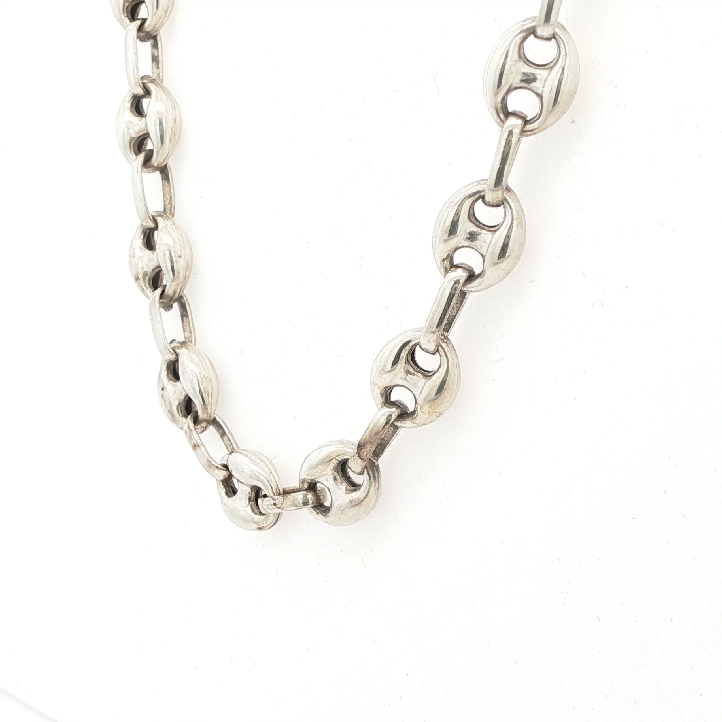 Bohnenkette Silber