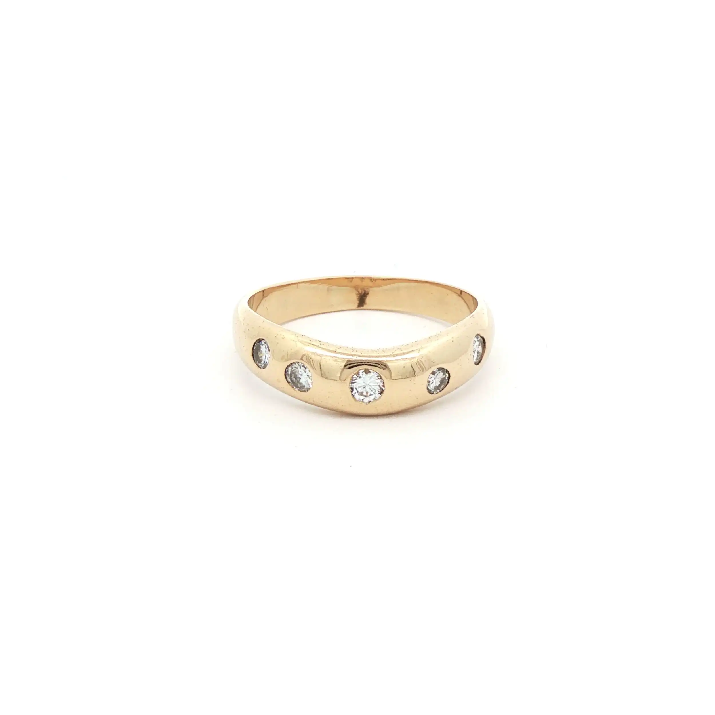 Ring Gelbgold mit Brillanten