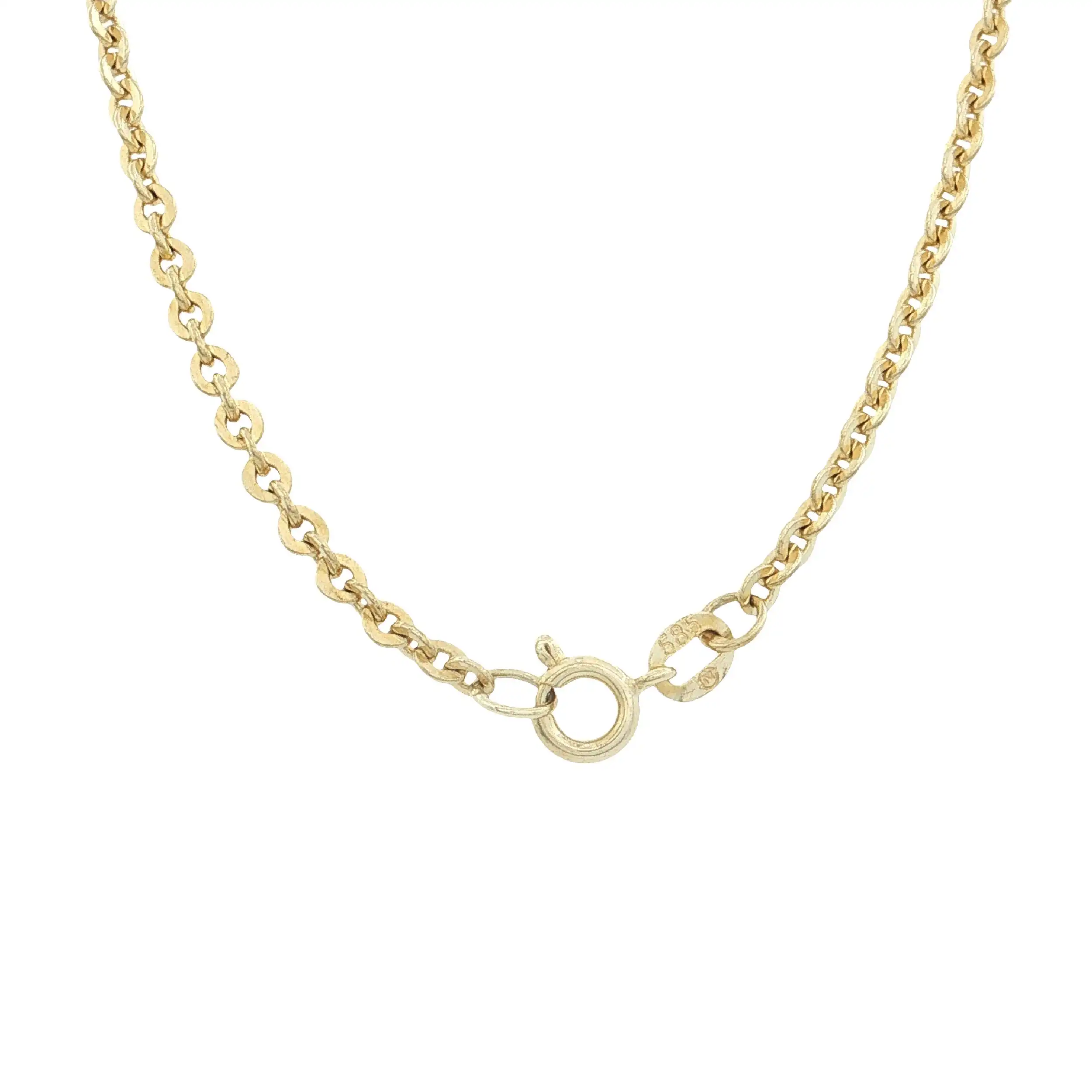 Rundankerkette Gelbgold