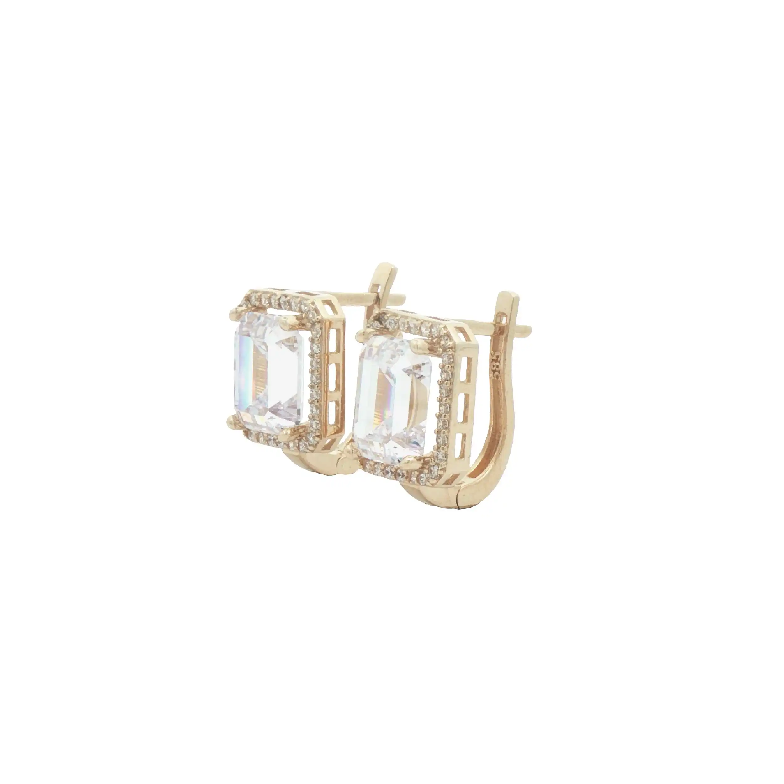 Ohrringe Gelbgold mit Zirkonia