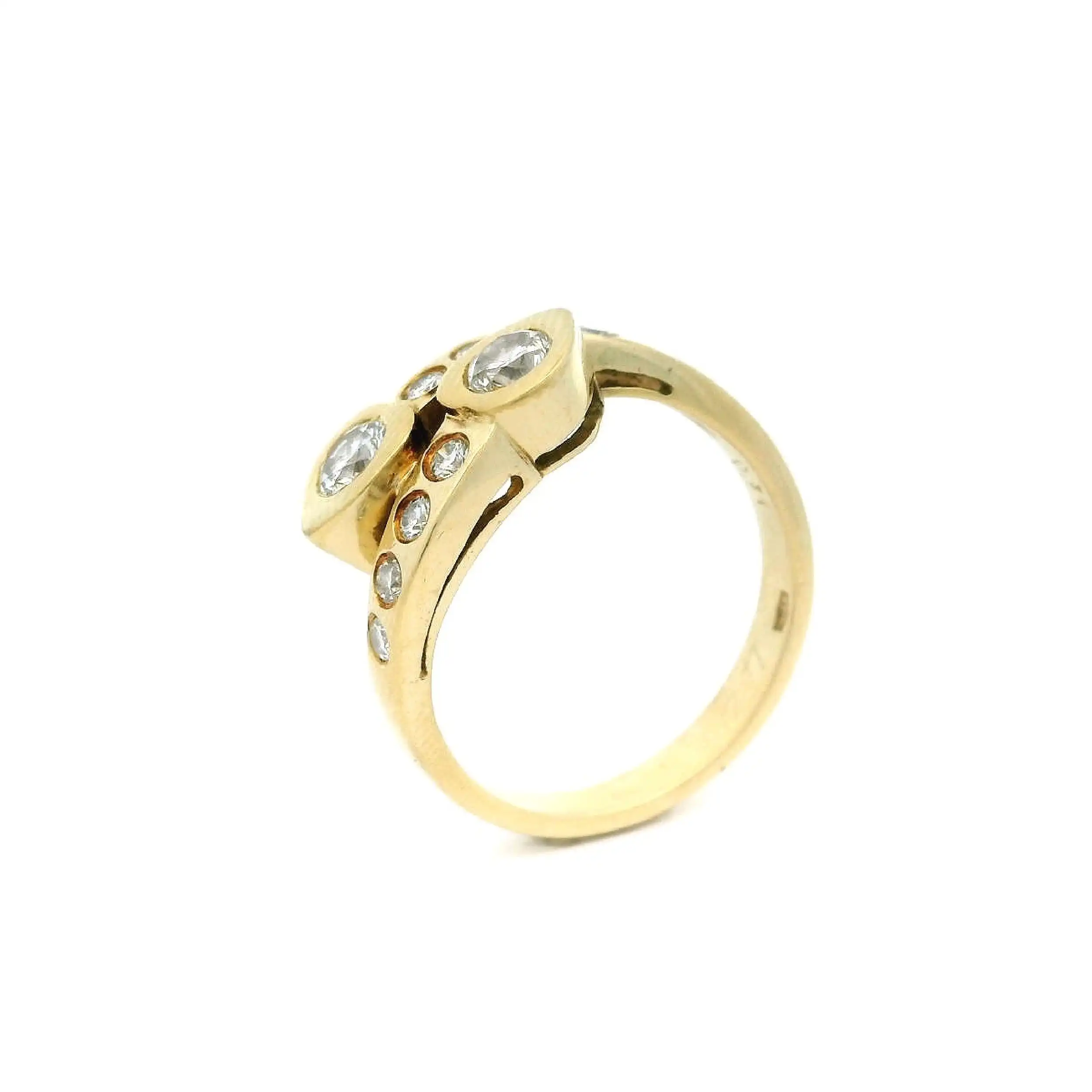 Ring Gelbgold mit Brillanten