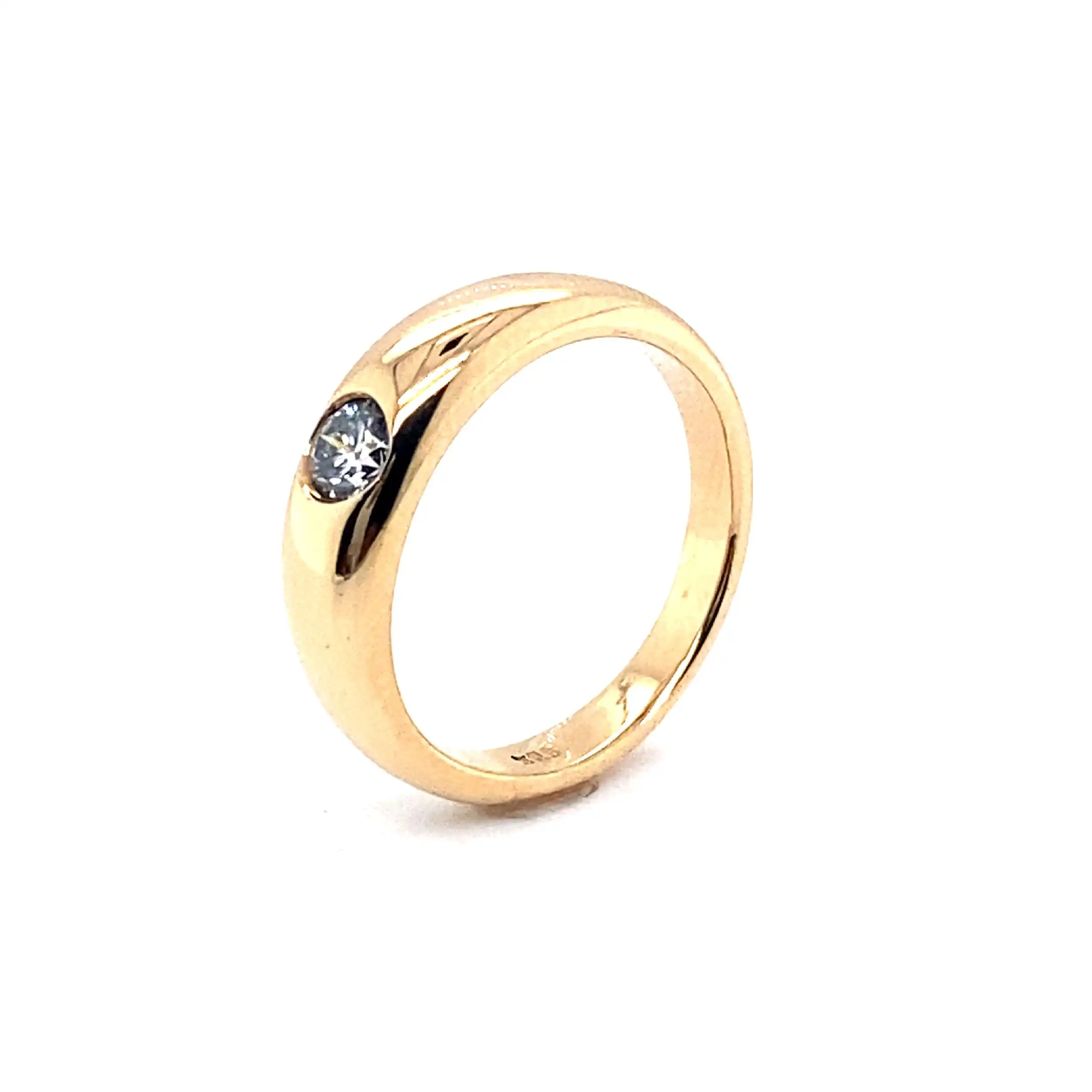 Ring Gelbgold mit Brillant ca. 0,30ct.