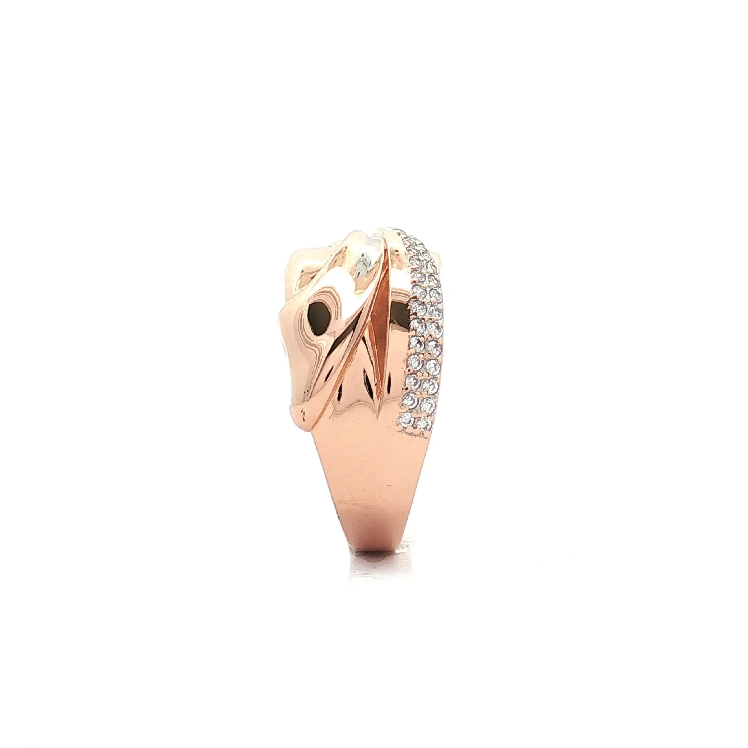 Ring Roségold mit Zirkonia