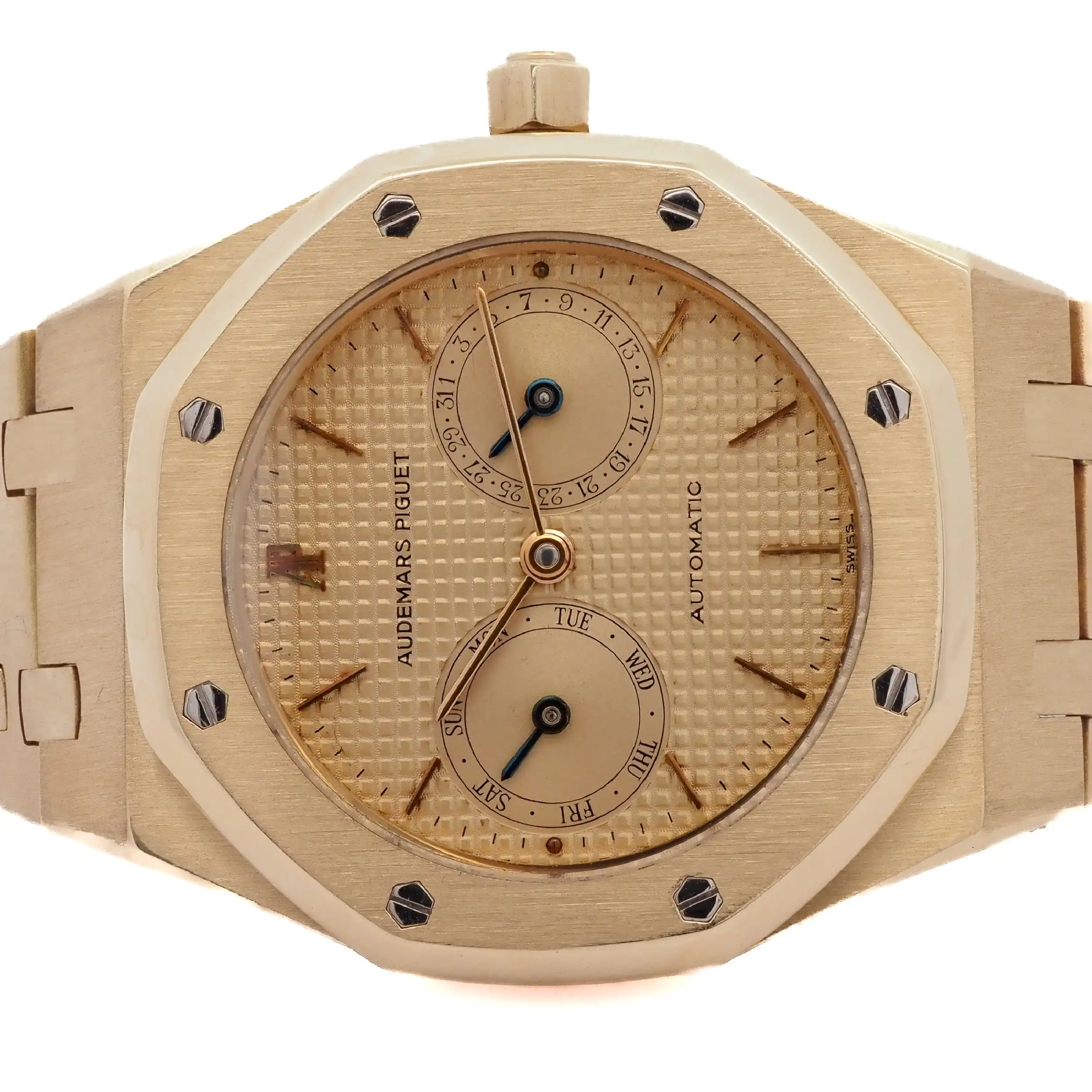 Herrenuhr Audemars Piguet Royal Oak Day Date mit Papieren und Box Herrenuhr Audemars Piguet Royal Oak Day Date mit Papieren und Box