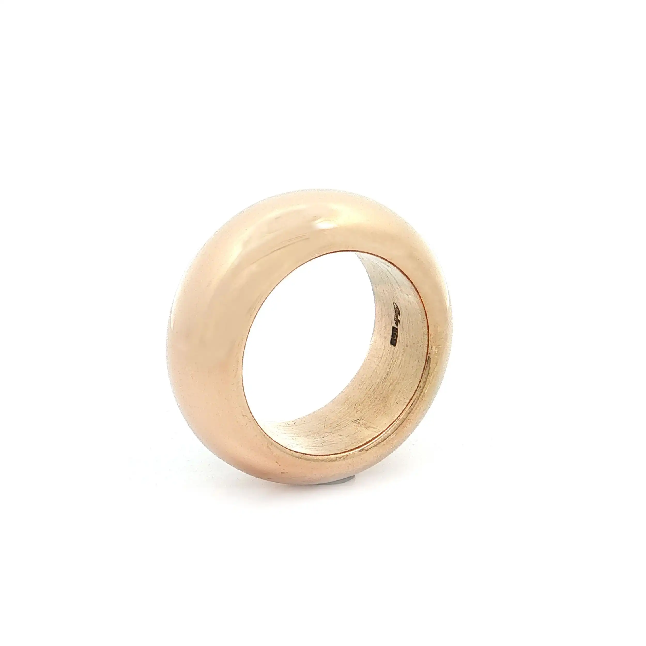 Ring Silber vergoldet massiv