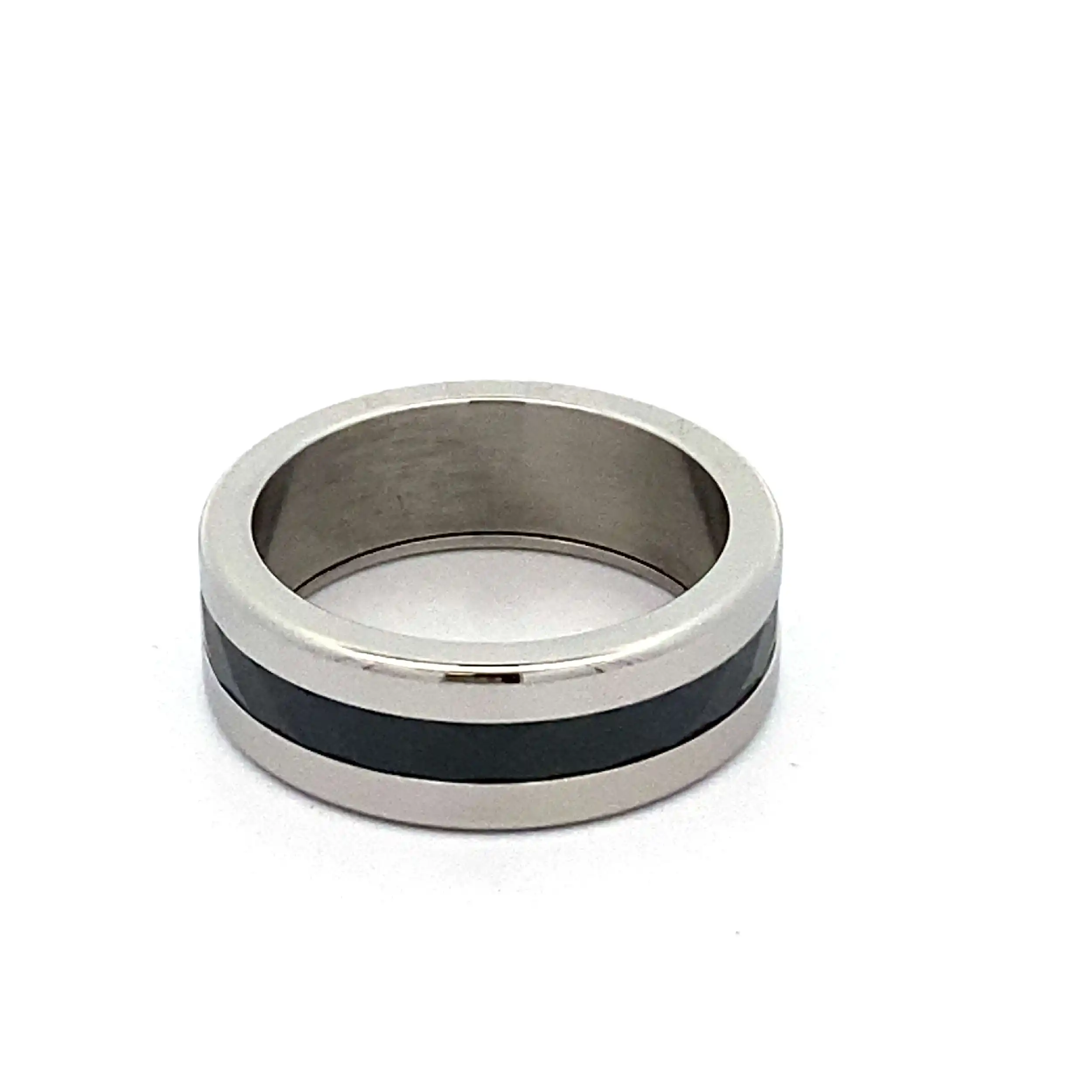 Ring Stahl Bering mit Keramik wechselbar Ring Stahl Bering mit Keramik wechselbar