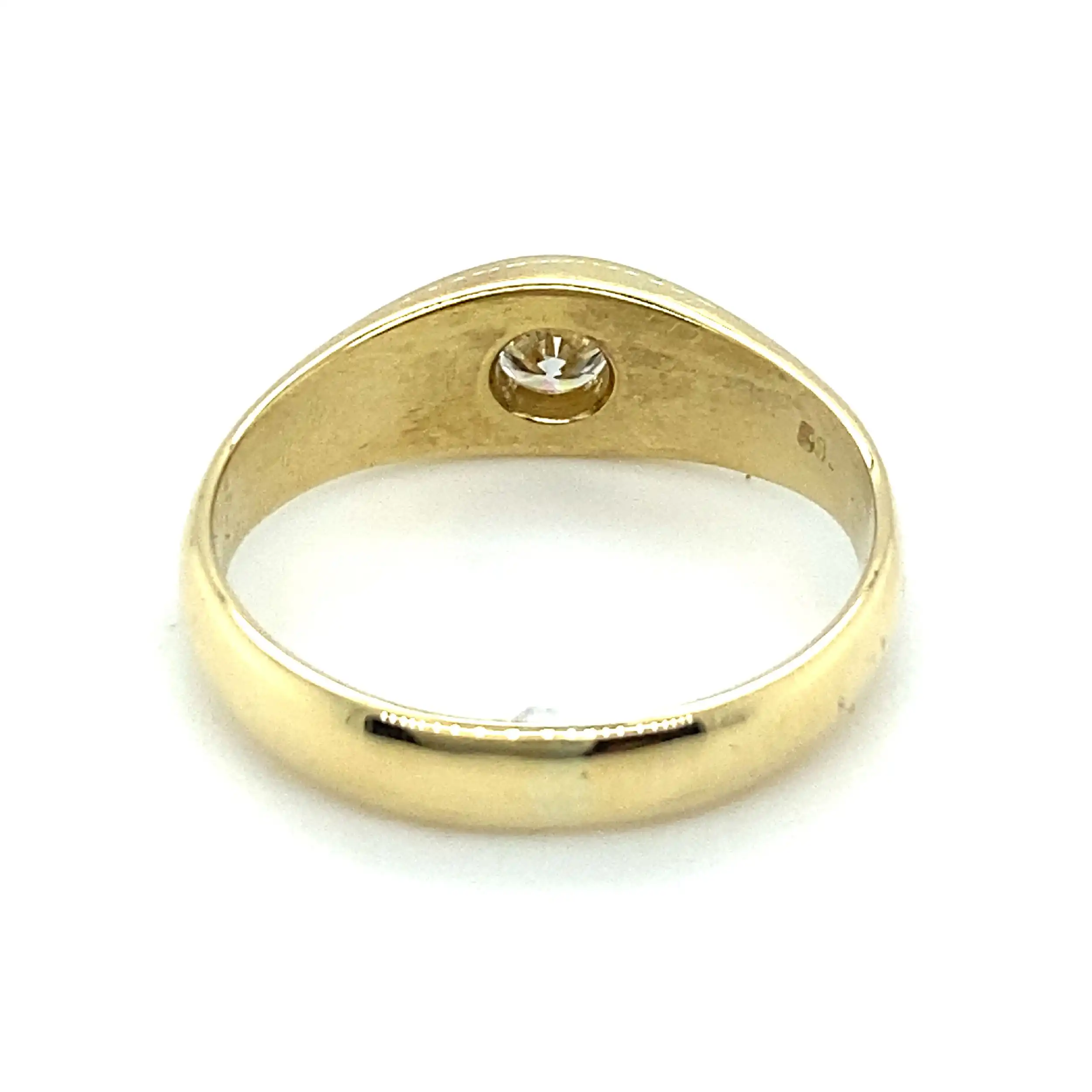 Solitärring Gelbgold mit Brillant