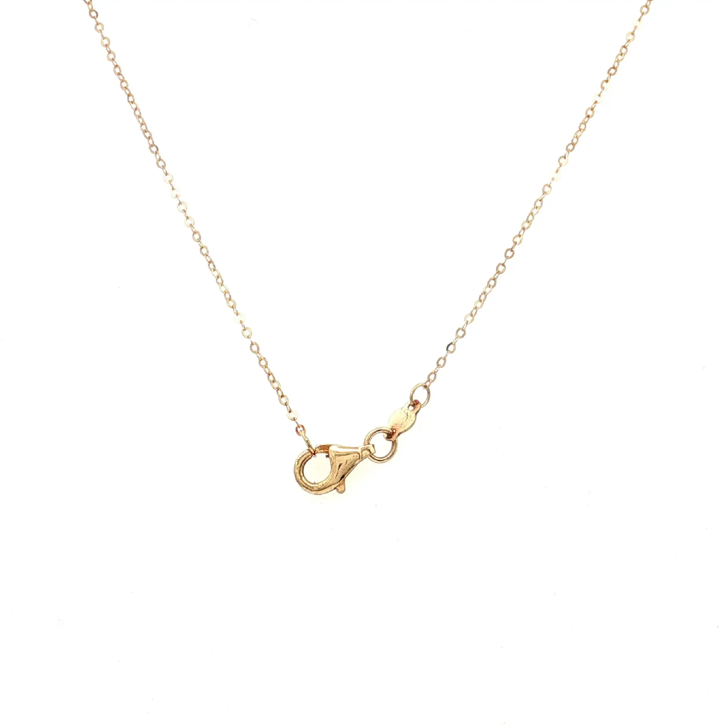 Kette Gelbgold mit Bicolor Anhänger