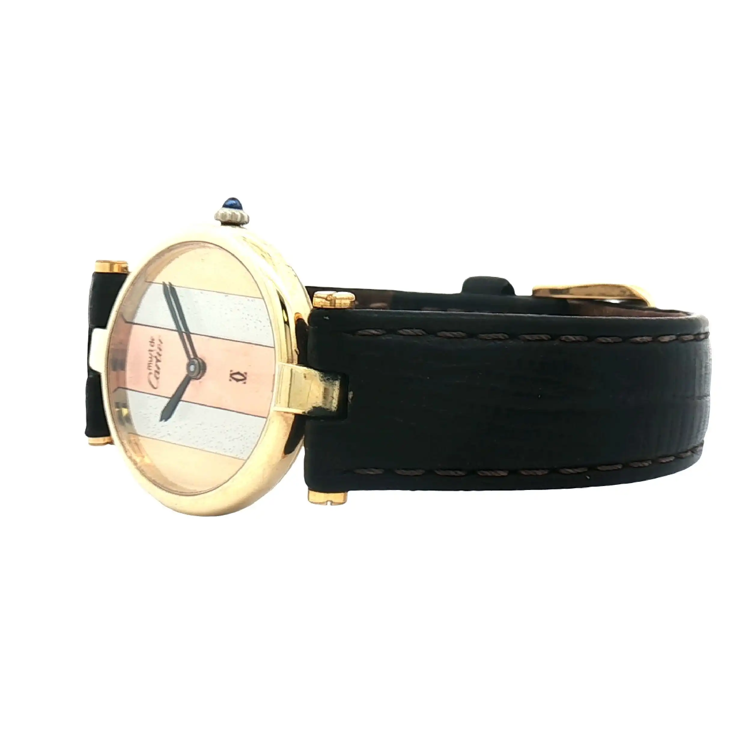 Damenuhr Cartier Must de Cartier Colisée Trinity BJ ca 1995 Damenuhr Cartier Must de Cartier Colisée Trinity BJ ca 1995